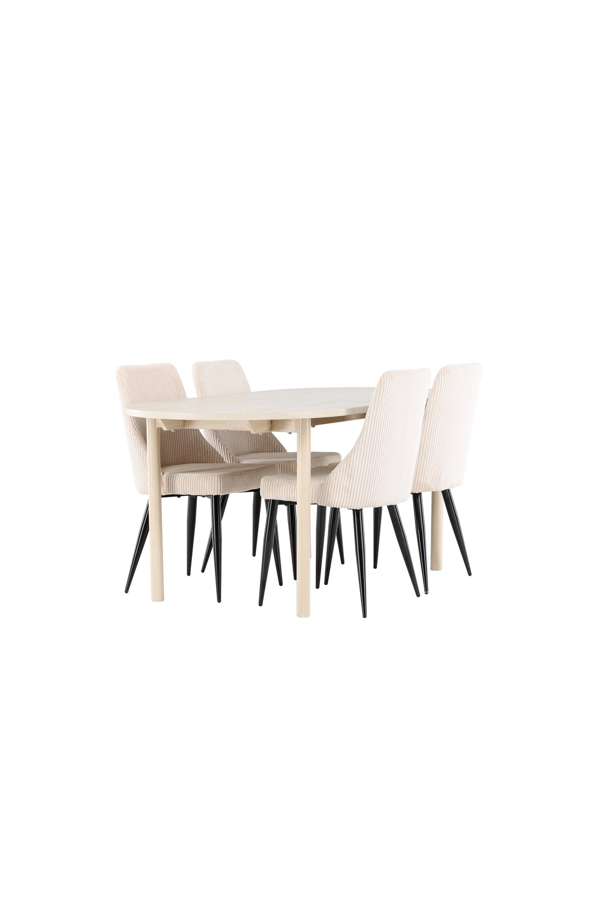 Andy Esstisch mit Leone Stühlen in präsentiert im Onlineshop von KAQTU Design AG. Esszimmerset ist von Venture Home