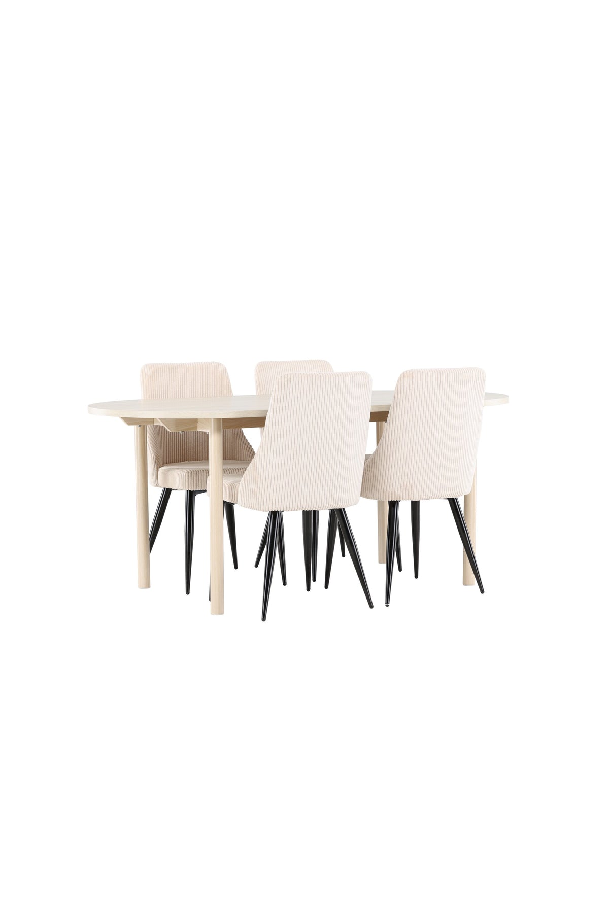 Andy Esstisch mit Leone Stühlen in präsentiert im Onlineshop von KAQTU Design AG. Esszimmerset ist von Venture Home