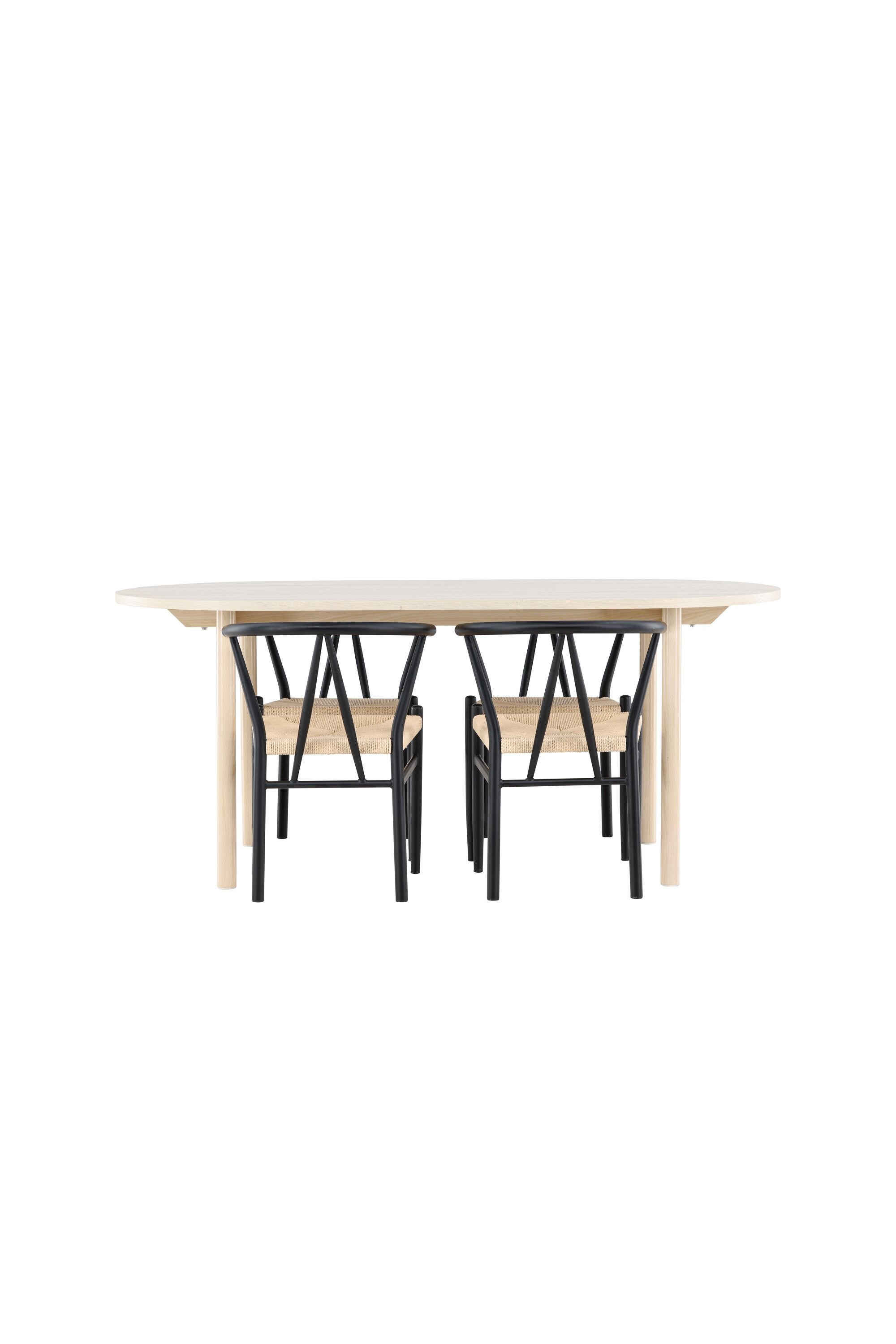Andy Esstisch mit Alfons Stühlen in präsentiert im Onlineshop von KAQTU Design AG. Esszimmerset ist von Venture Home