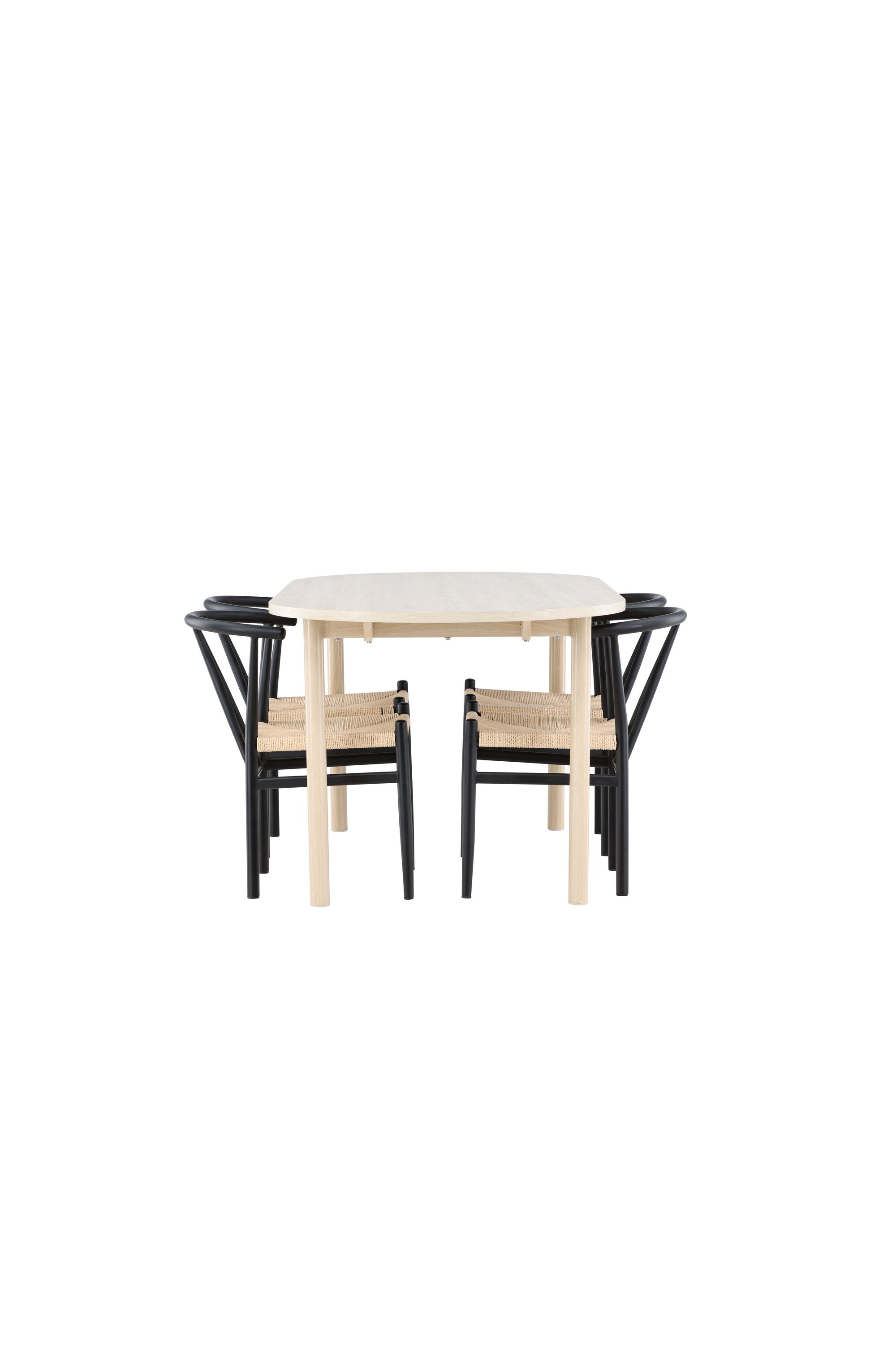 Andy Esstisch mit Alfons Stühlen in präsentiert im Onlineshop von KAQTU Design AG. Esszimmerset ist von Venture Home