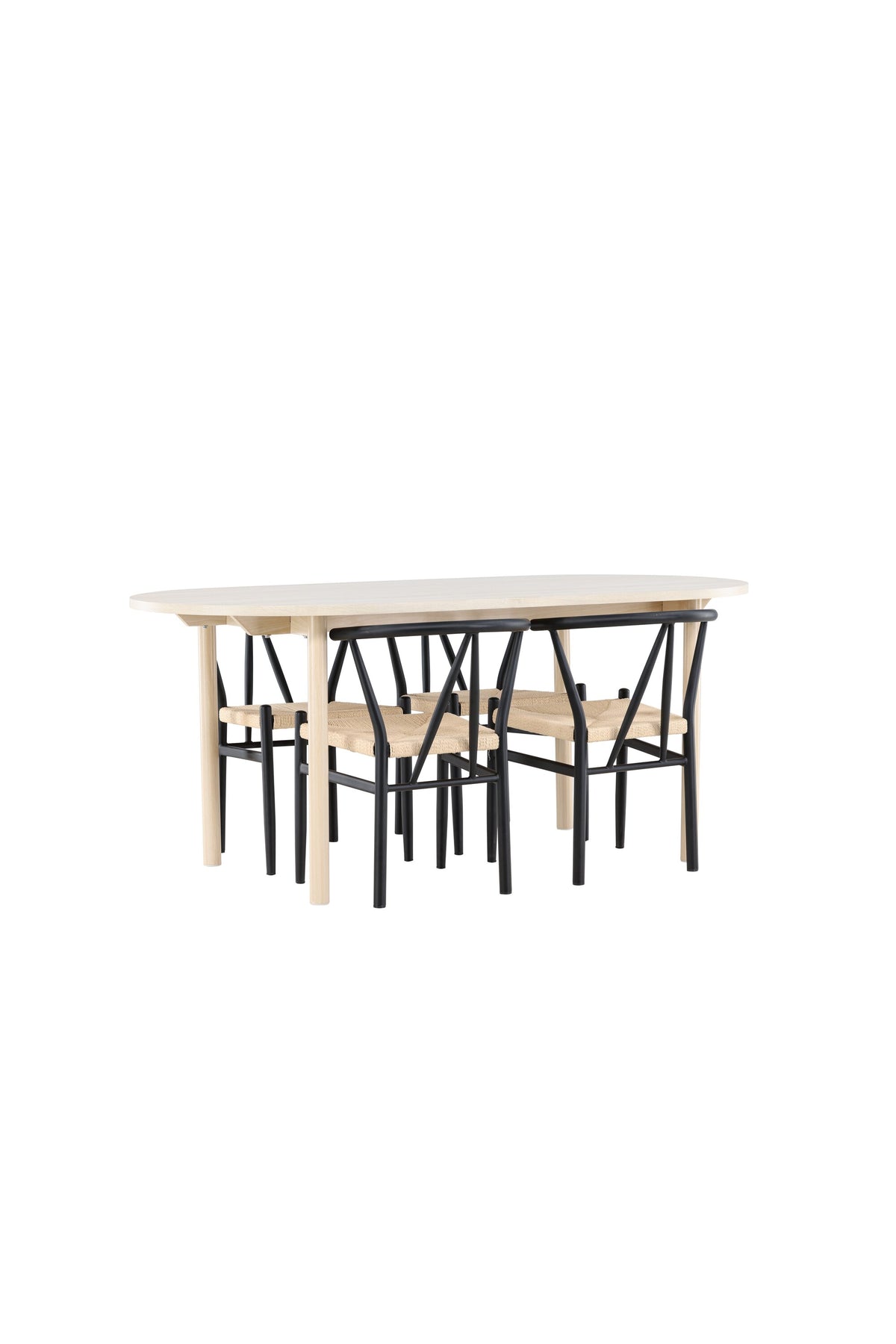 Andy Esstisch mit Alfons Stühlen in präsentiert im Onlineshop von KAQTU Design AG. Esszimmerset ist von Venture Home