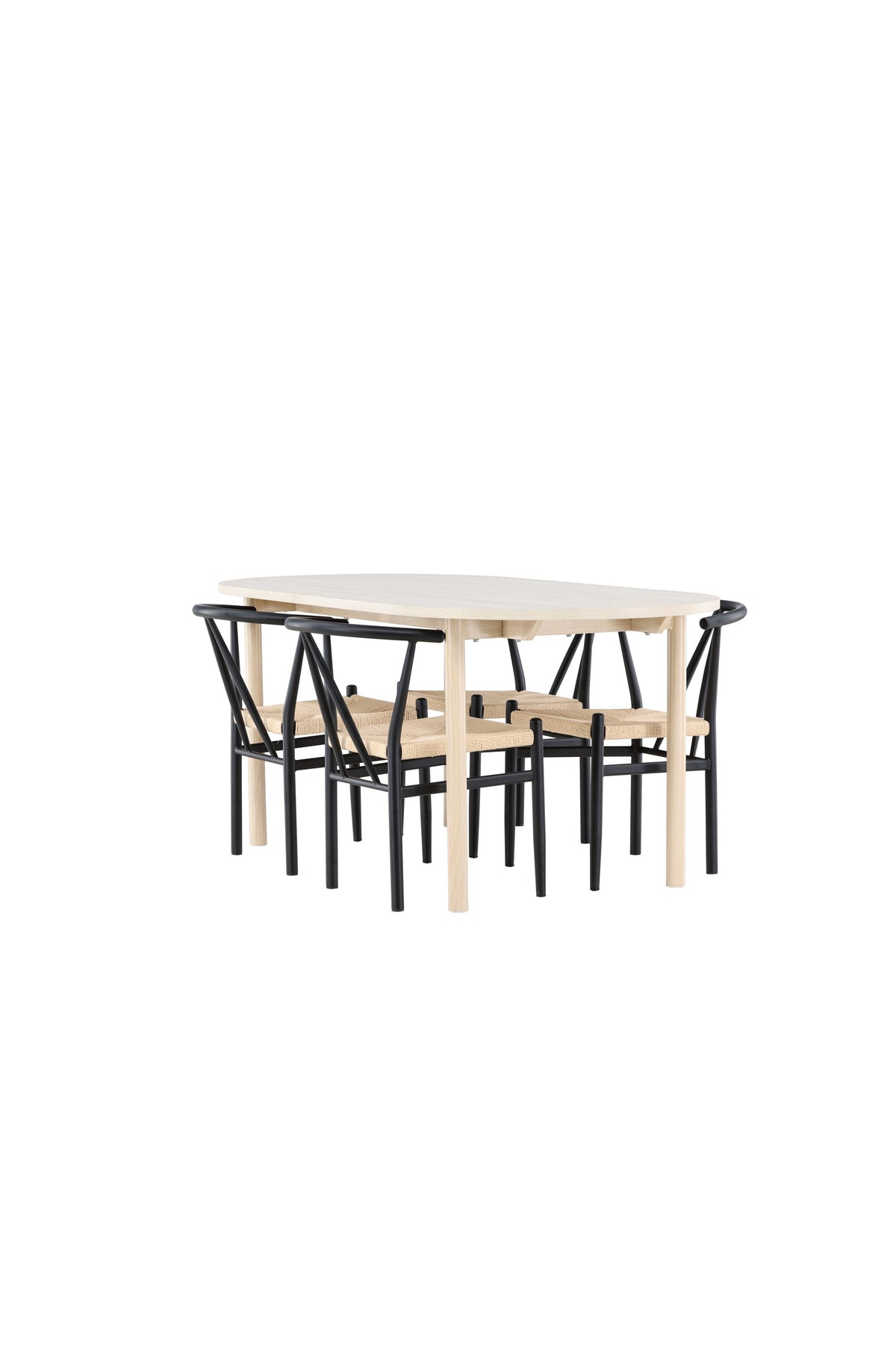 Andy Esstisch mit Alfons Stühlen in präsentiert im Onlineshop von KAQTU Design AG. Esszimmerset ist von Venture Home