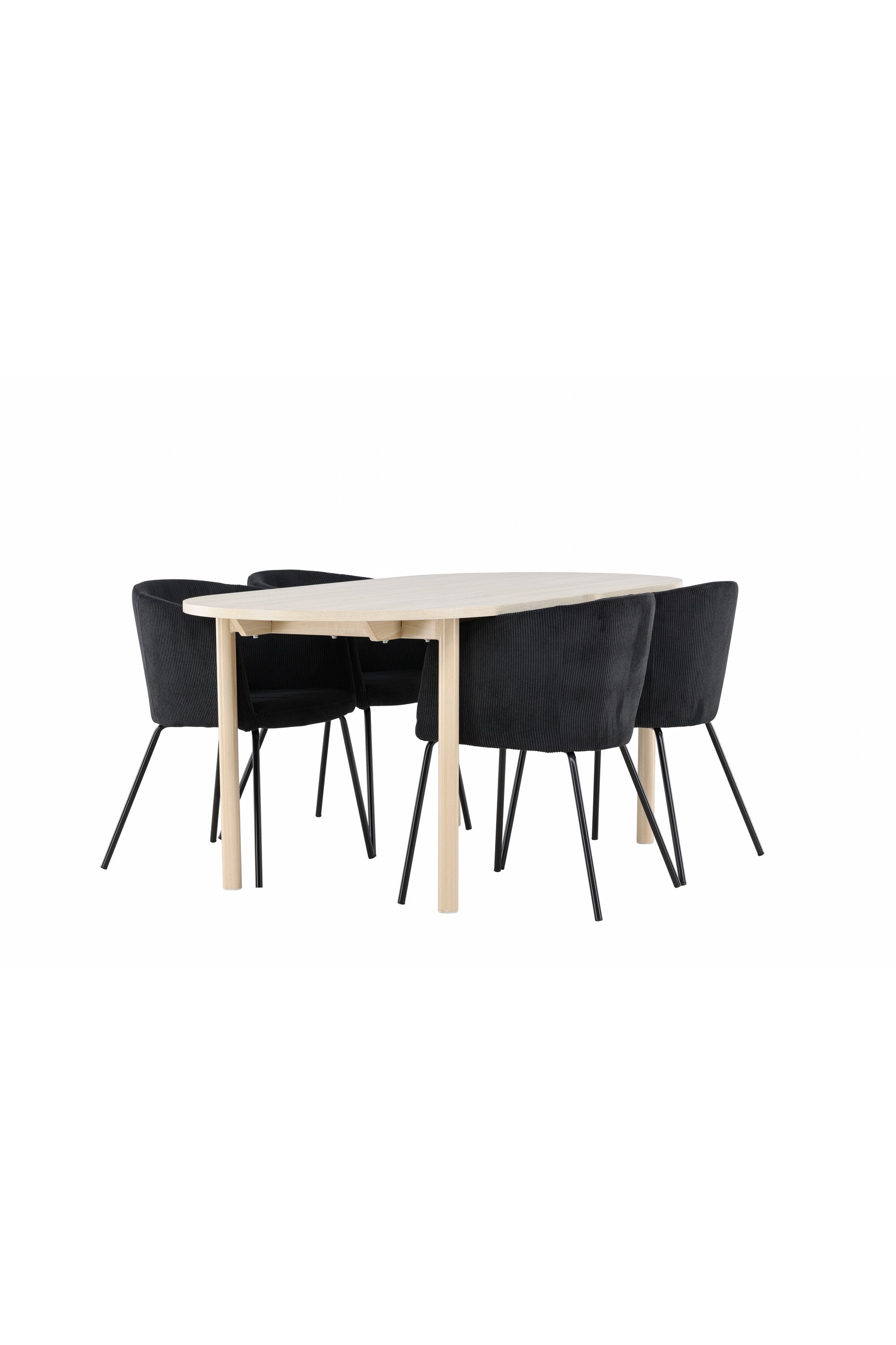 Andy Esstisch mit Berit Stühlen in präsentiert im Onlineshop von KAQTU Design AG. Esszimmerset ist von Venture Home