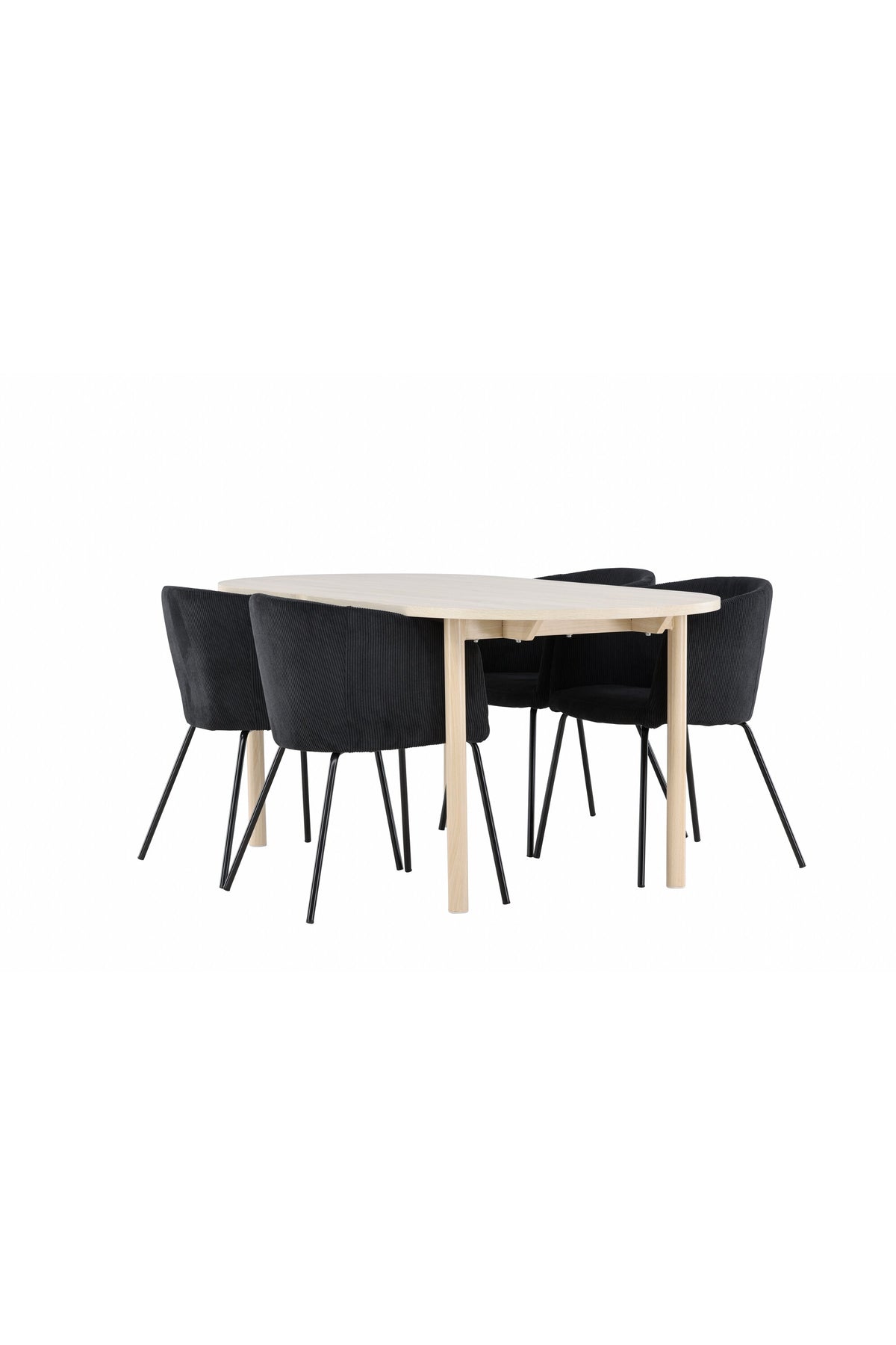 Andy Esstisch mit Berit Stühlen in präsentiert im Onlineshop von KAQTU Design AG. Esszimmerset ist von Venture Home