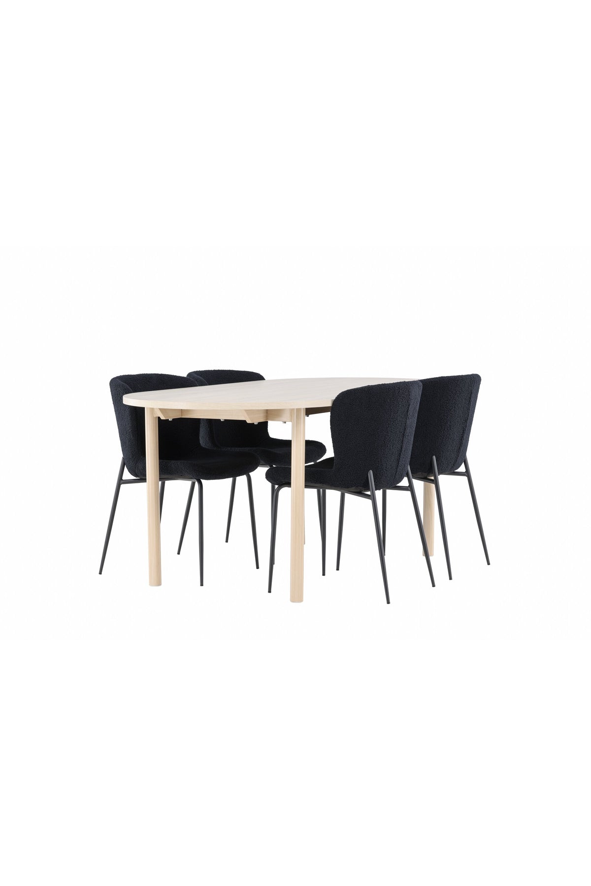 Andy Esstisch mit Modesto Stühlen in präsentiert im Onlineshop von KAQTU Design AG. Esszimmerset ist von Venture Home