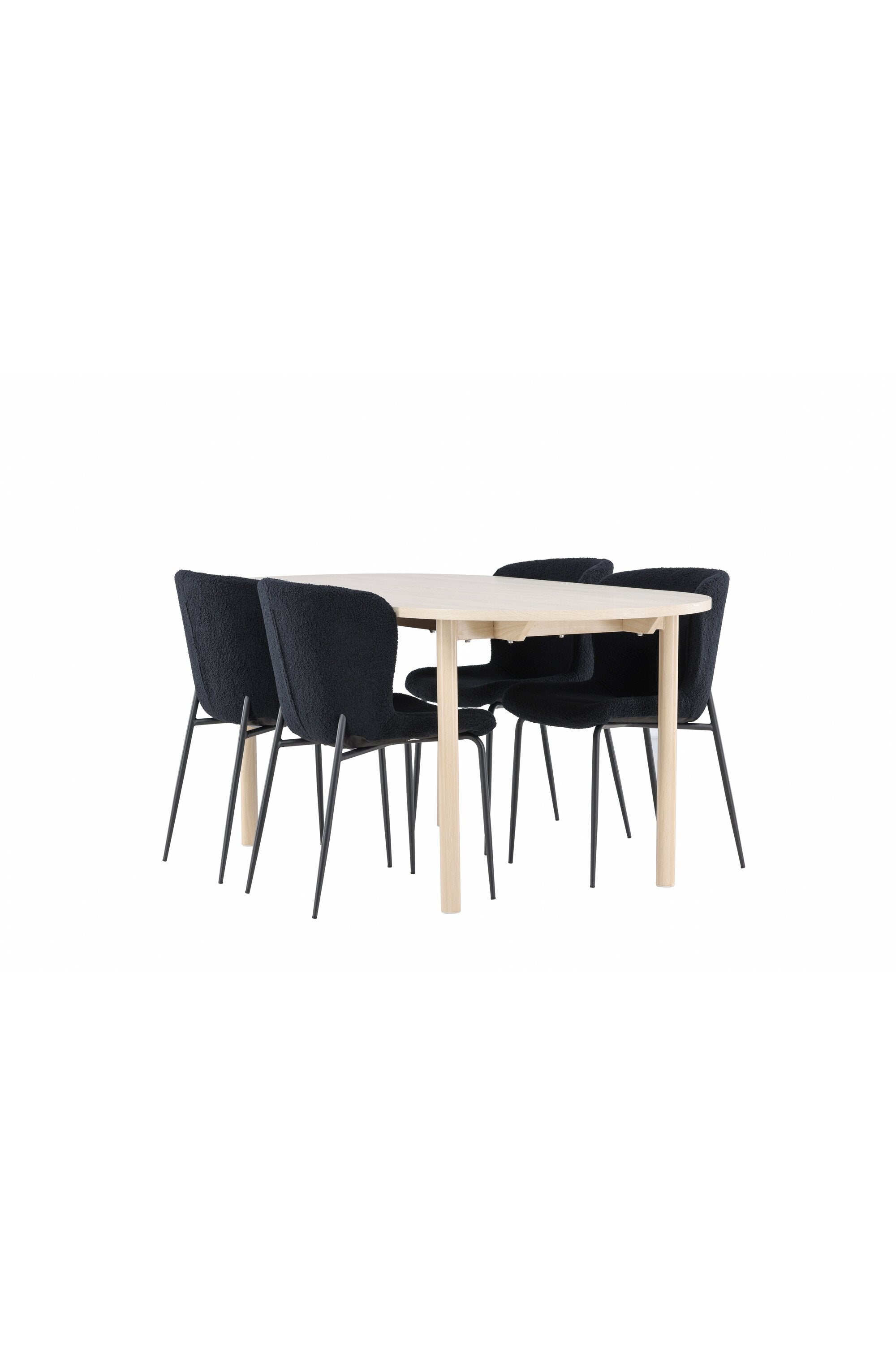 Andy Esstisch mit Modesto Stühlen in präsentiert im Onlineshop von KAQTU Design AG. Esszimmerset ist von Venture Home