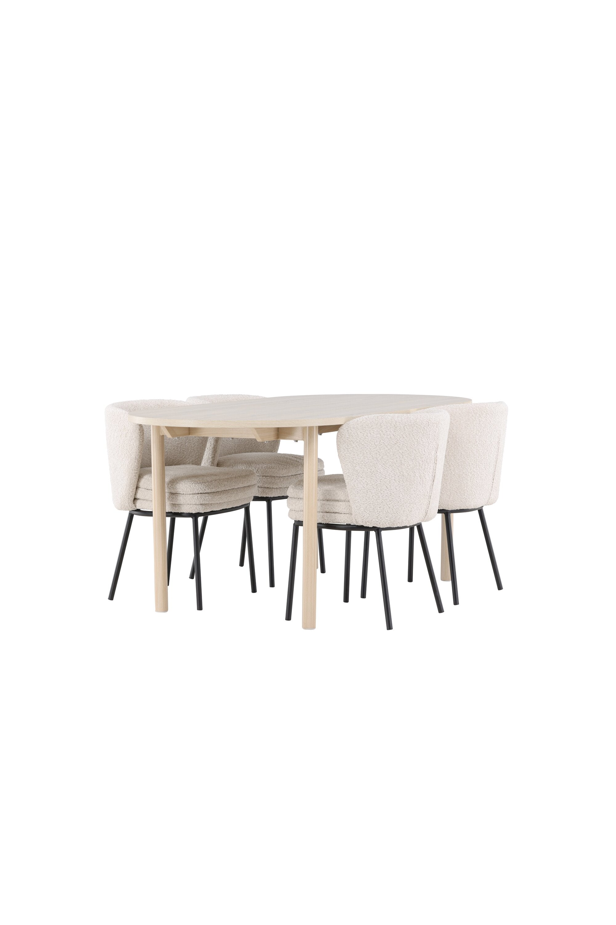 Andy Esstisch mit Agnes Stühlen in präsentiert im Onlineshop von KAQTU Design AG. Esszimmerset ist von Venture Home