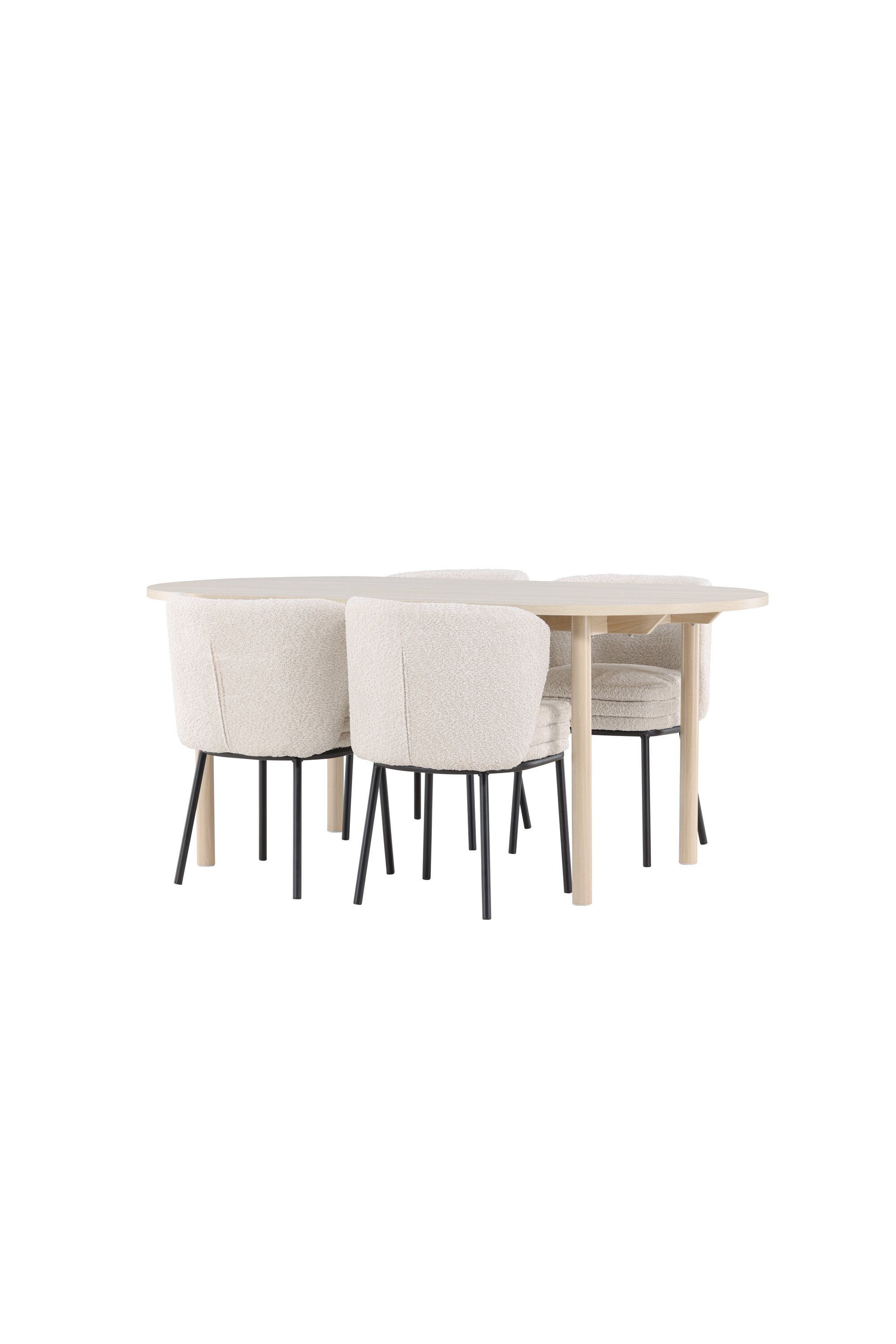Andy Esstisch mit Agnes Stühlen in präsentiert im Onlineshop von KAQTU Design AG. Esszimmerset ist von Venture Home