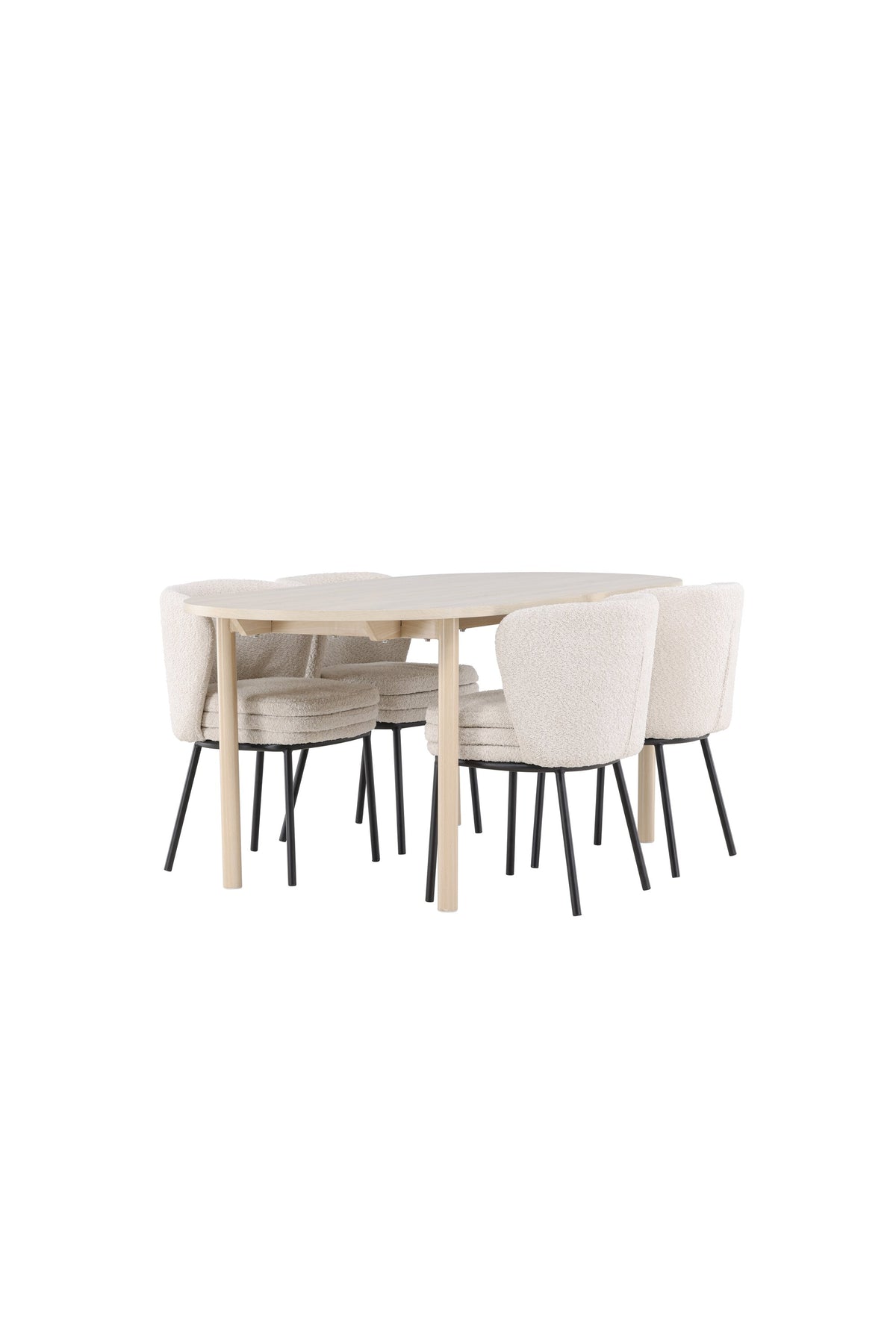 Andy Esstisch mit Agnes Stühlen in präsentiert im Onlineshop von KAQTU Design AG. Esszimmerset ist von Venture Home