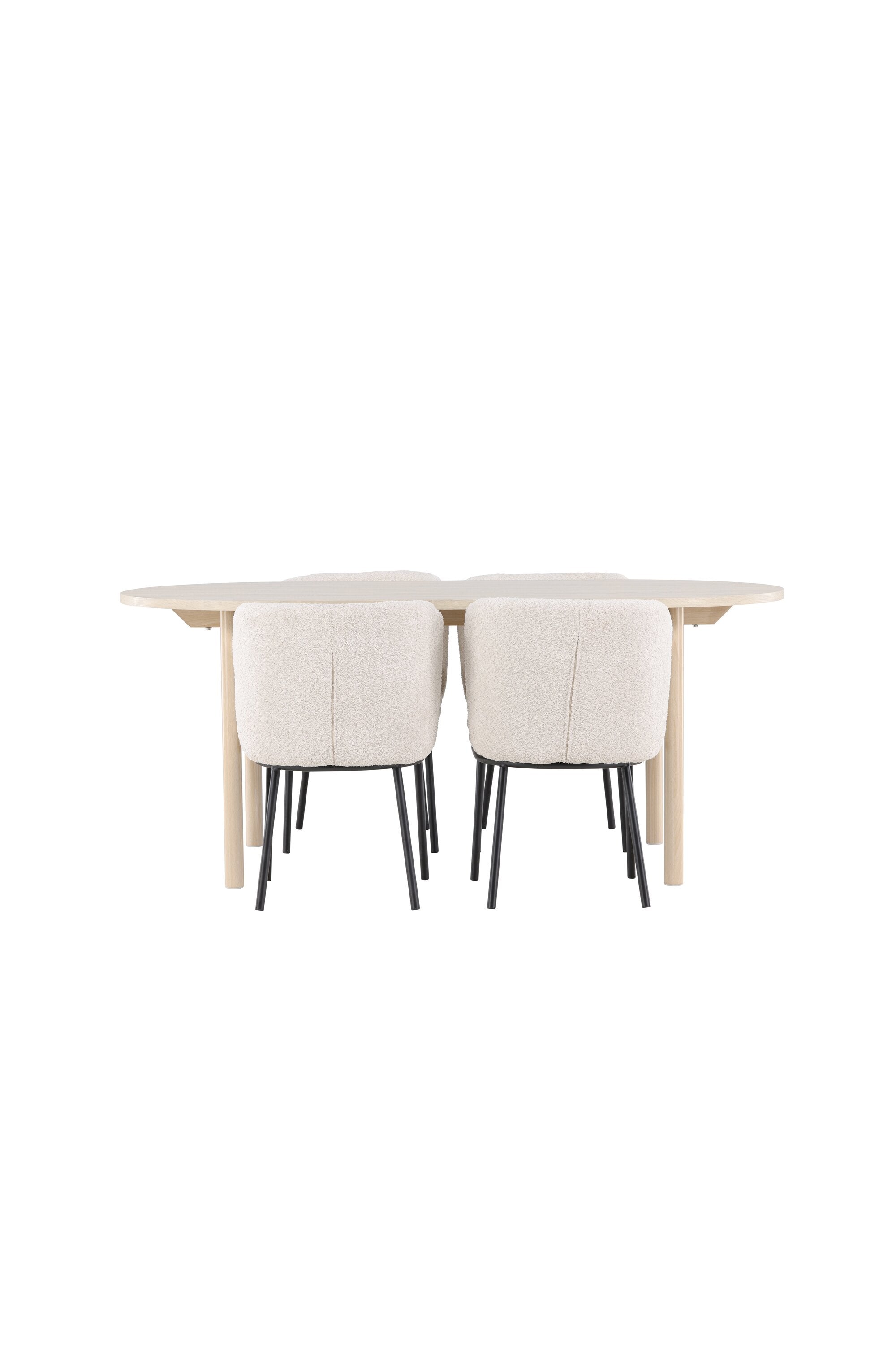 Andy Esstisch mit Agnes Stühlen in präsentiert im Onlineshop von KAQTU Design AG. Esszimmerset ist von Venture Home