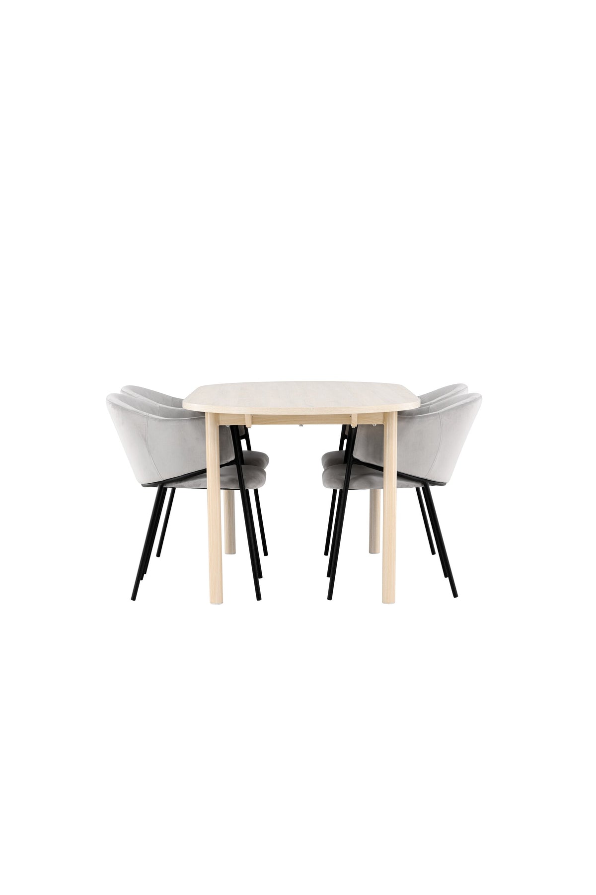 Tisch Andy mit Stühlen Evelina in präsentiert im Onlineshop von KAQTU Design AG. Esszimmerset ist von Venture Home