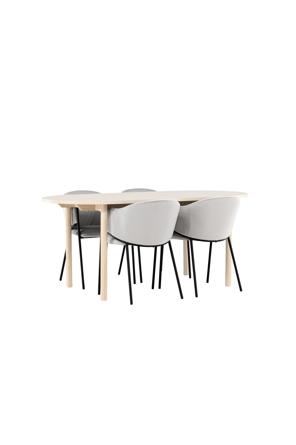 Tisch Andy mit Stühlen Evelina in präsentiert im Onlineshop von KAQTU Design AG. Esszimmerset ist von Venture Home
