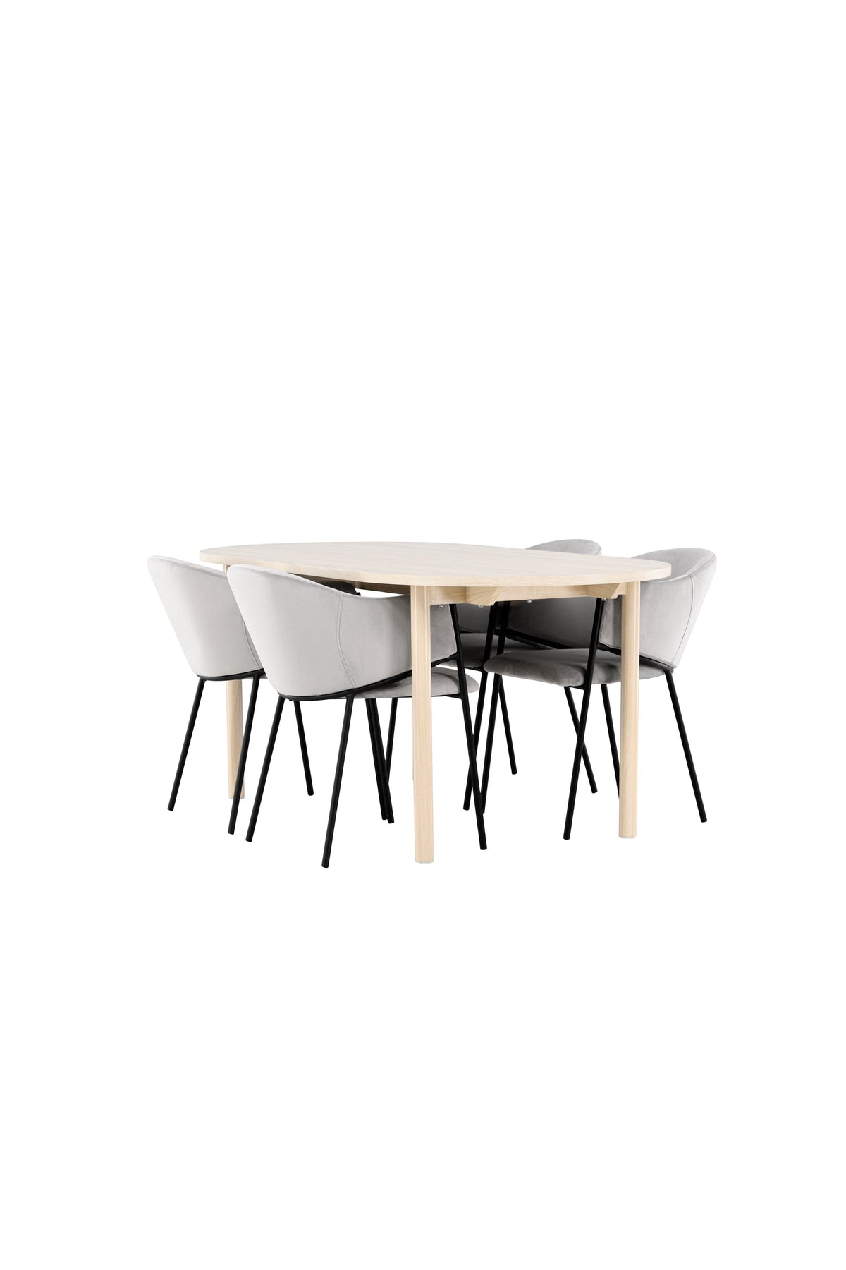 Tisch Andy mit Stühlen Evelina in präsentiert im Onlineshop von KAQTU Design AG. Esszimmerset ist von Venture Home