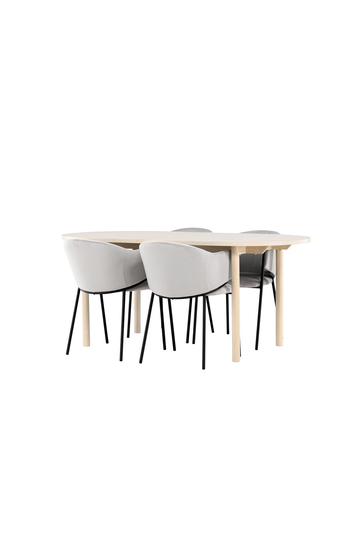 Tisch Andy mit Stühlen Evelina in präsentiert im Onlineshop von KAQTU Design AG. Esszimmerset ist von Venture Home
