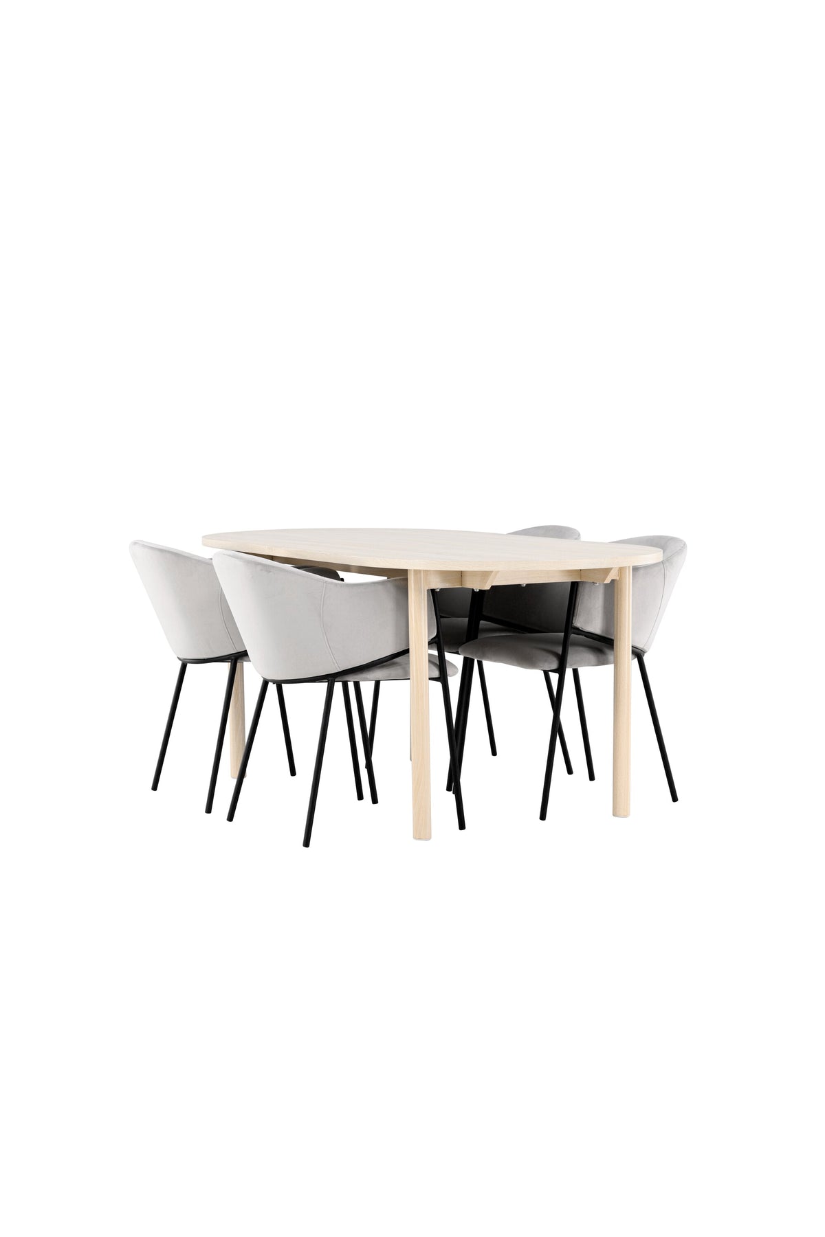 Tisch Andy mit Stühlen Evelina in präsentiert im Onlineshop von KAQTU Design AG. Esszimmerset ist von Venture Home