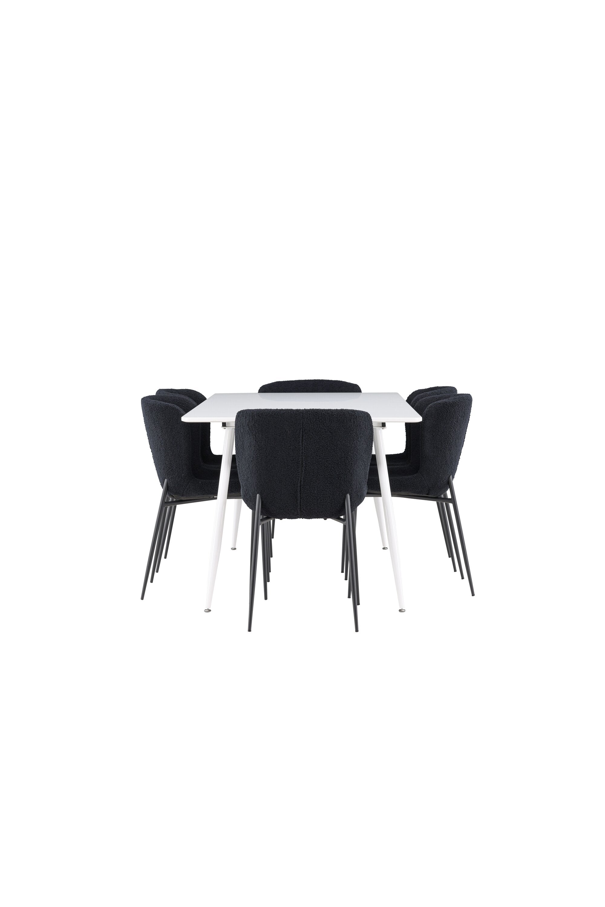Silar Esstisch mit Modesto Stühlen in präsentiert im Onlineshop von KAQTU Design AG. Esszimmerset ist von Venture Home