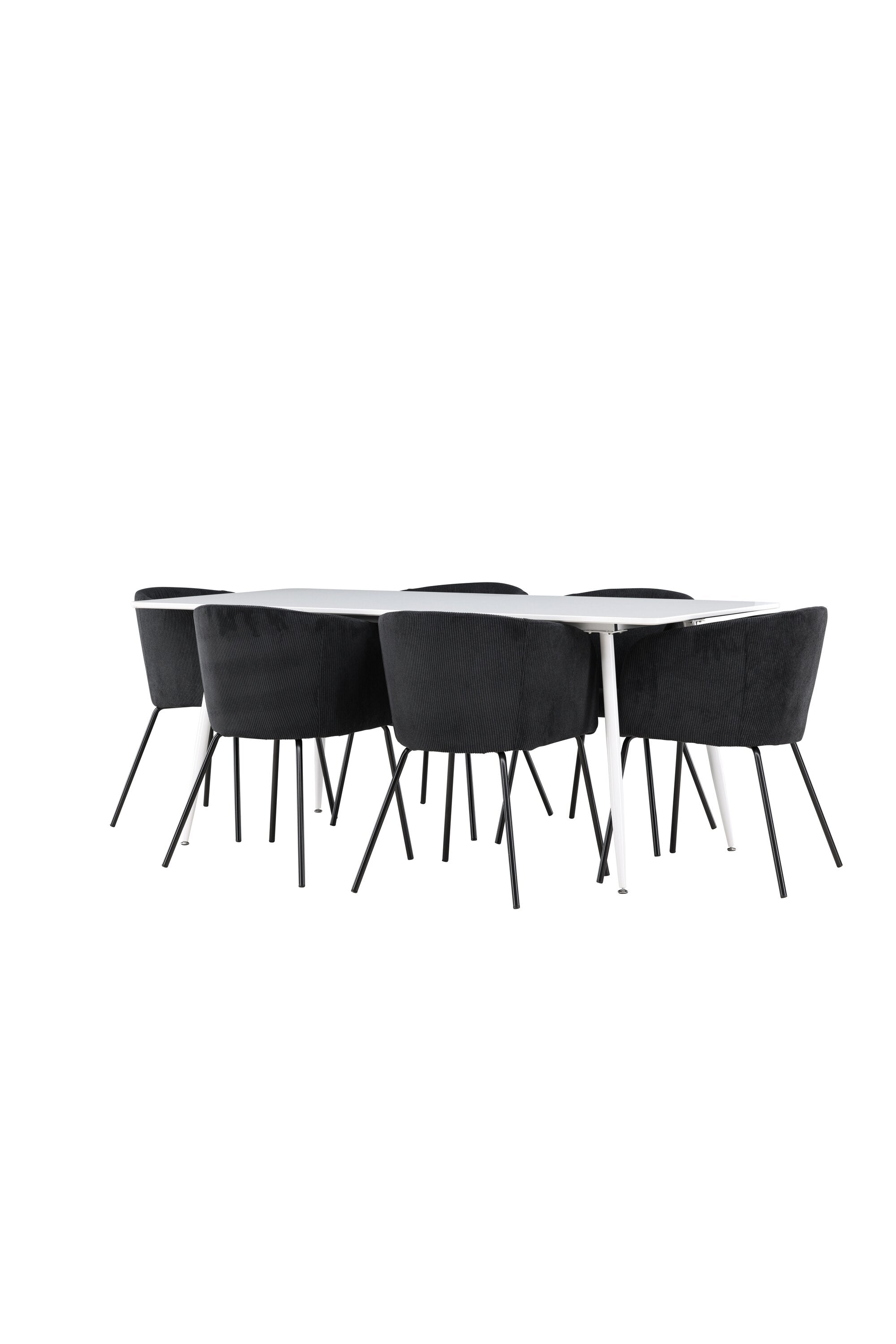 Silar Esstisch mit Stühlen von Berit in präsentiert im Onlineshop von KAQTU Design AG. Esszimmerset ist von Venture Home