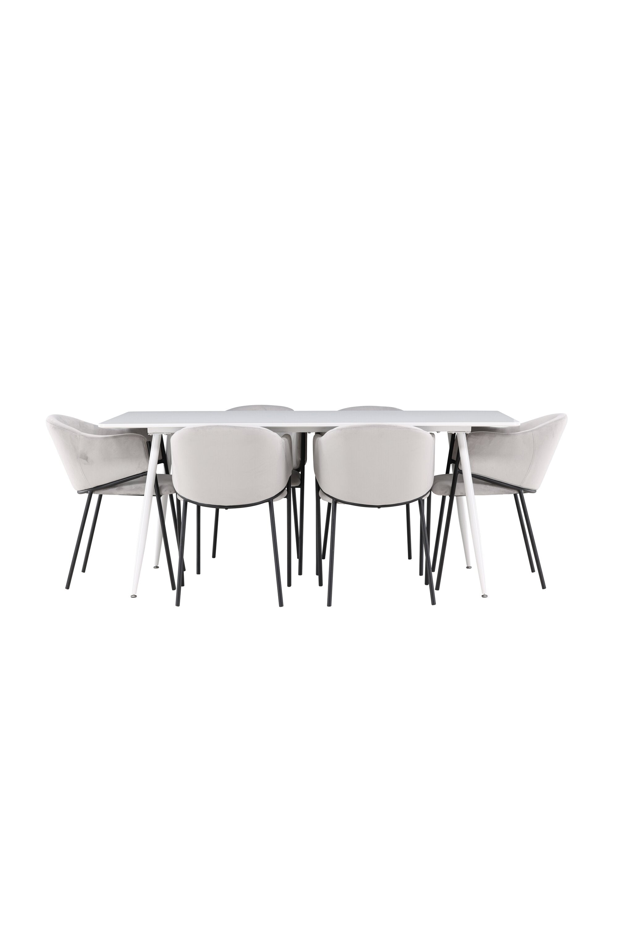 Silar Esstisch mit Evelina Stühlen in präsentiert im Onlineshop von KAQTU Design AG. Esszimmerset ist von Venture Home