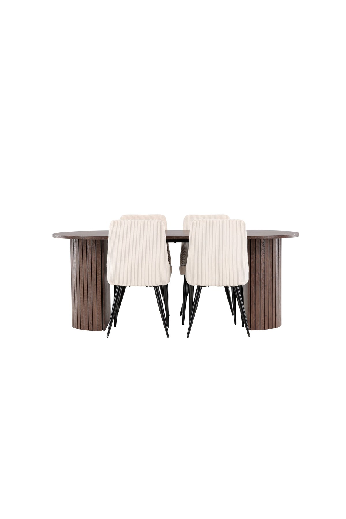 Härön Esstisch mit Leone Stühlen in präsentiert im Onlineshop von KAQTU Design AG. Esszimmerset ist von Venture Home