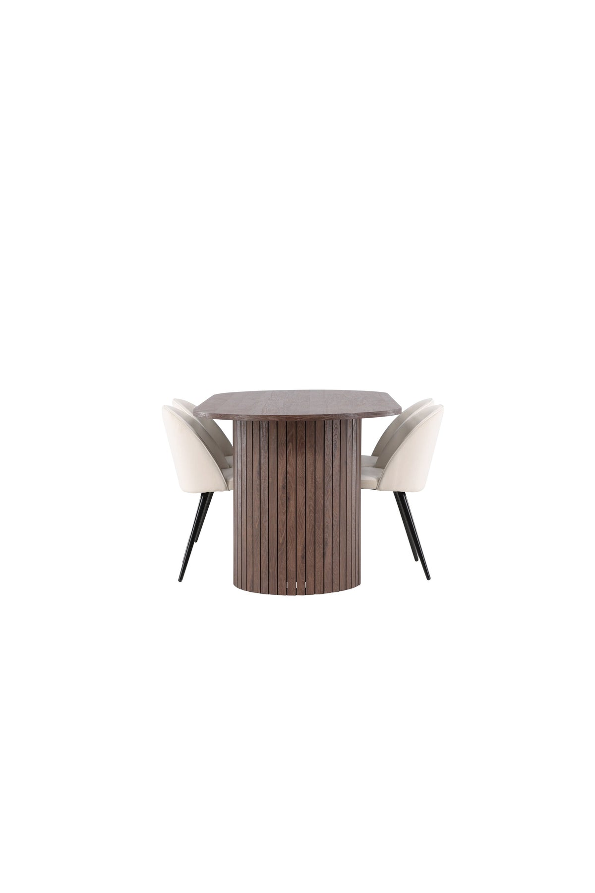 Härön Esstisch mit Velvet Stühlen in präsentiert im Onlineshop von KAQTU Design AG. Esszimmerset ist von Venture Home