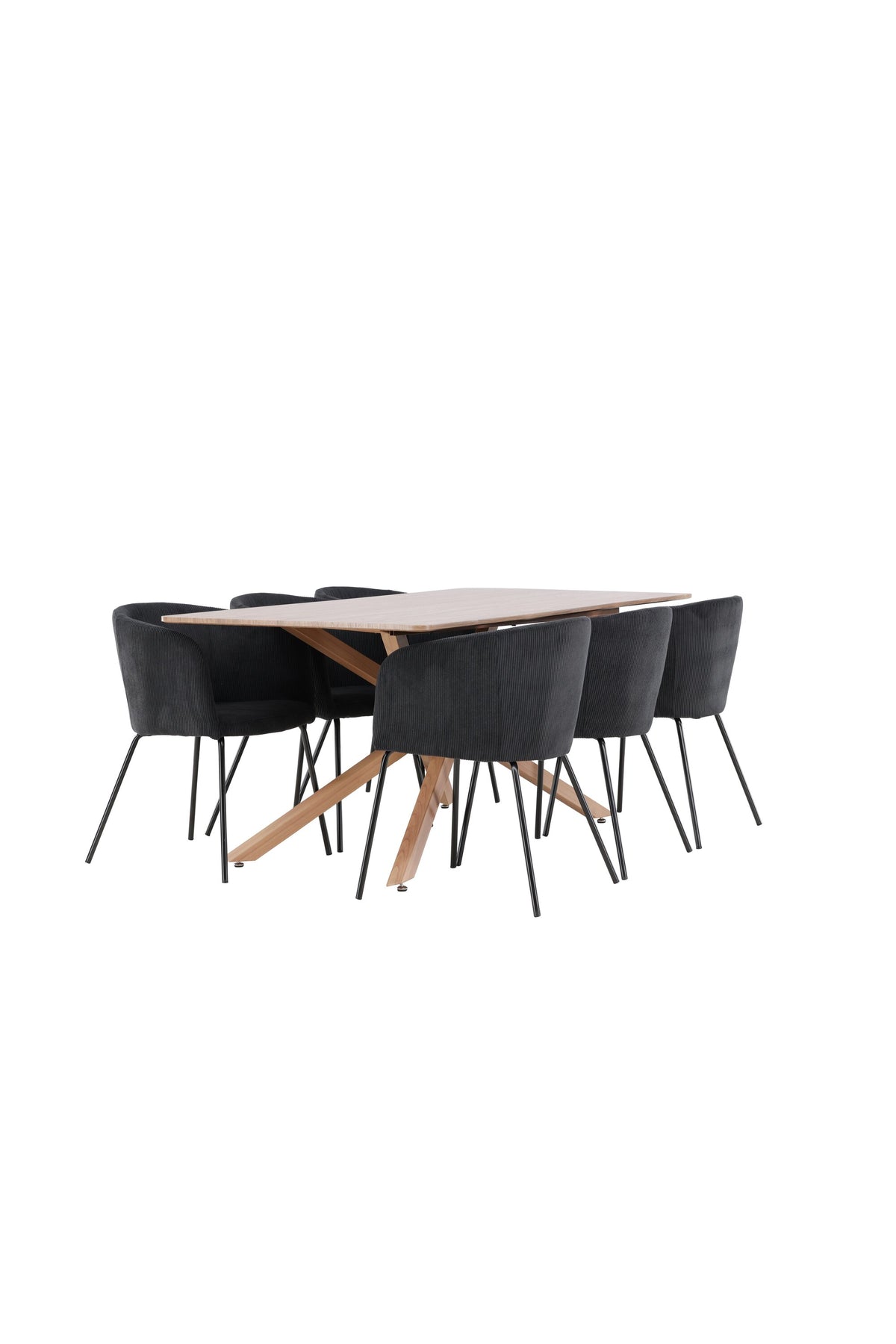 Piazza Esstisch mit Berit Stühlen in präsentiert im Onlineshop von KAQTU Design AG. Esszimmerset ist von Venture Home