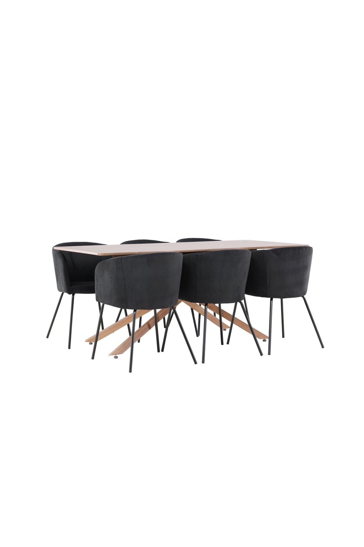 Piazza Esstisch mit Berit Stühlen in präsentiert im Onlineshop von KAQTU Design AG. Esszimmerset ist von Venture Home