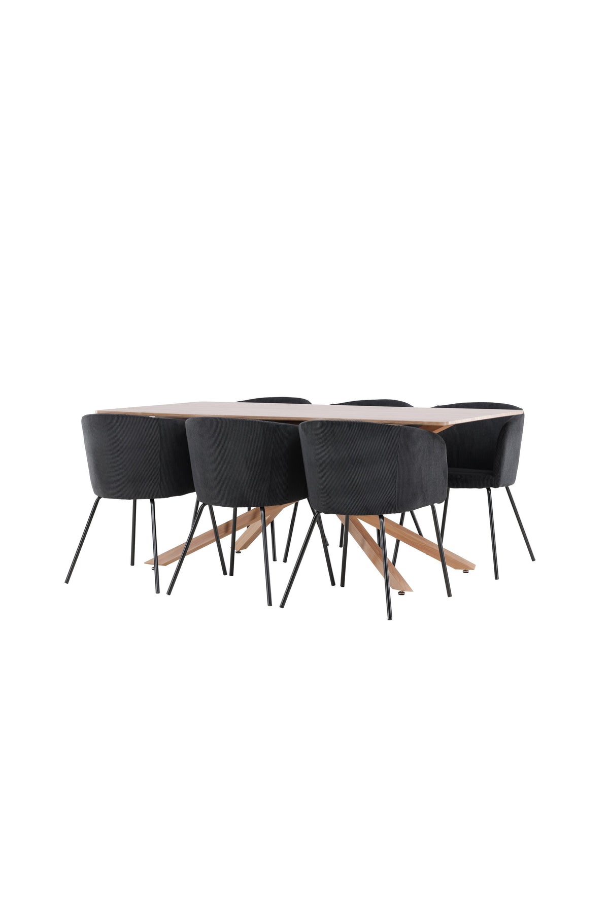 Piazza Esstisch mit Berit Stühlen in präsentiert im Onlineshop von KAQTU Design AG. Esszimmerset ist von Venture Home