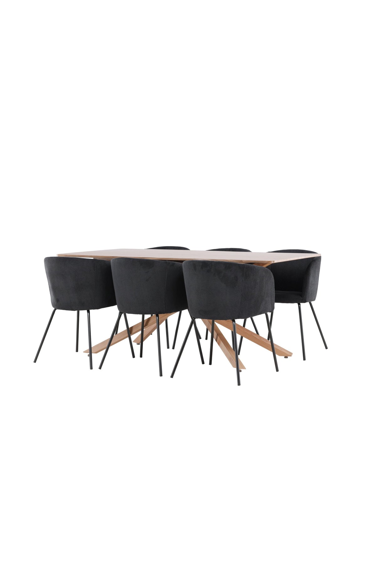 Piazza Esstisch mit Berit Stühlen in präsentiert im Onlineshop von KAQTU Design AG. Esszimmerset ist von Venture Home