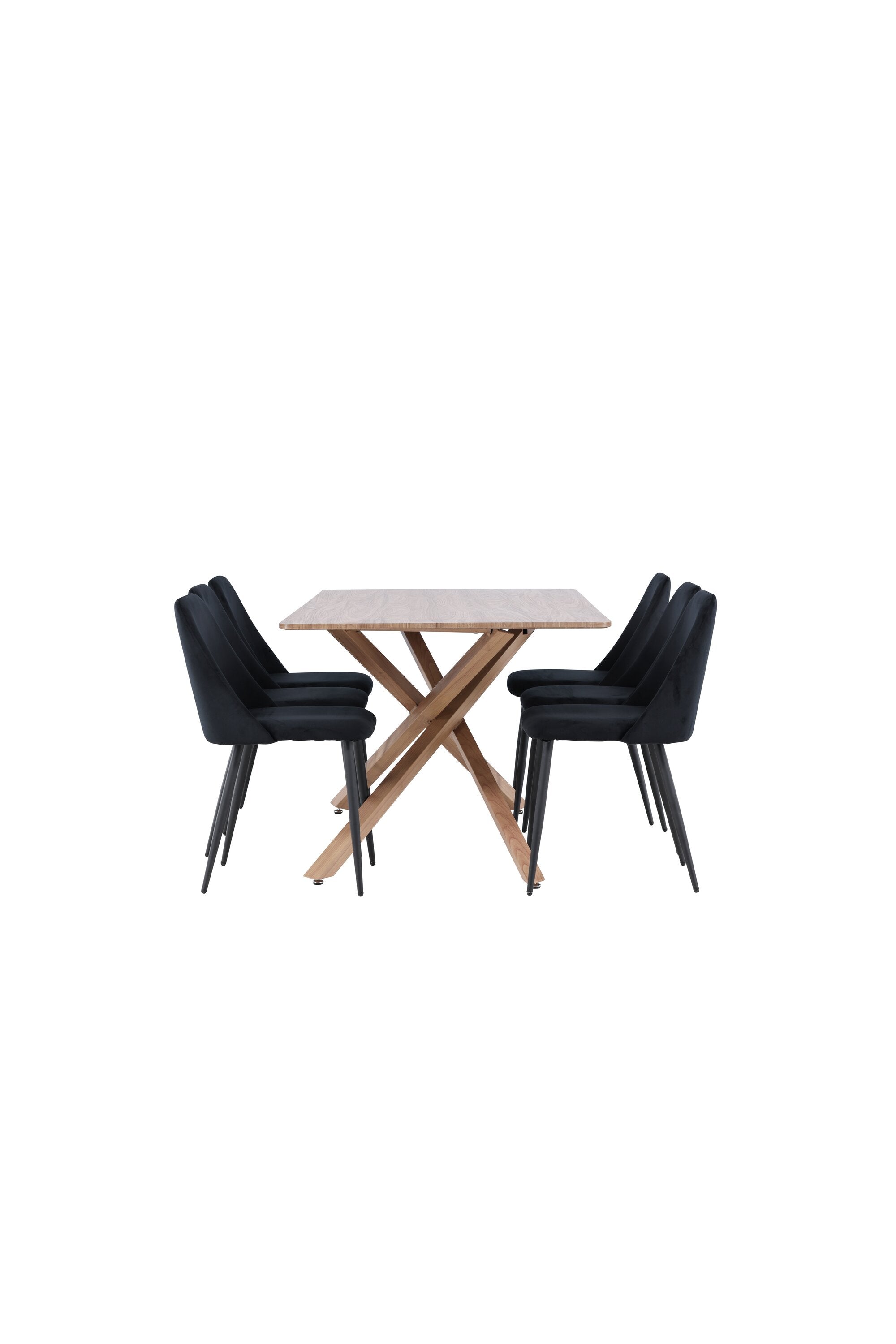Piazza Esstisch mit Night Esszimmerstuhl in präsentiert im Onlineshop von KAQTU Design AG. Esstischset ist von Venture Home
