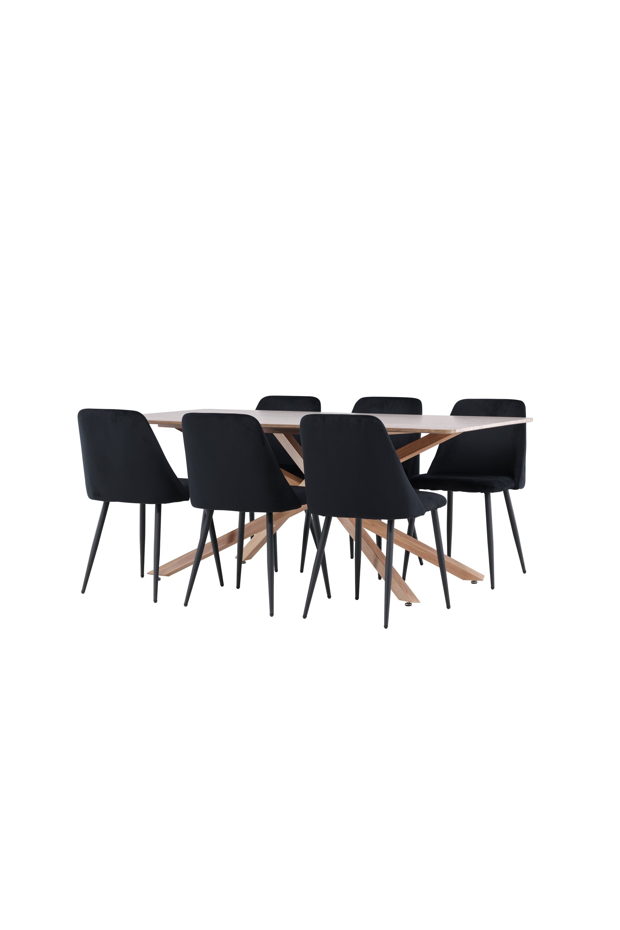 Piazza Esstisch mit Night Stühlen in präsentiert im Onlineshop von KAQTU Design AG. Esszimmerset ist von Venture Home