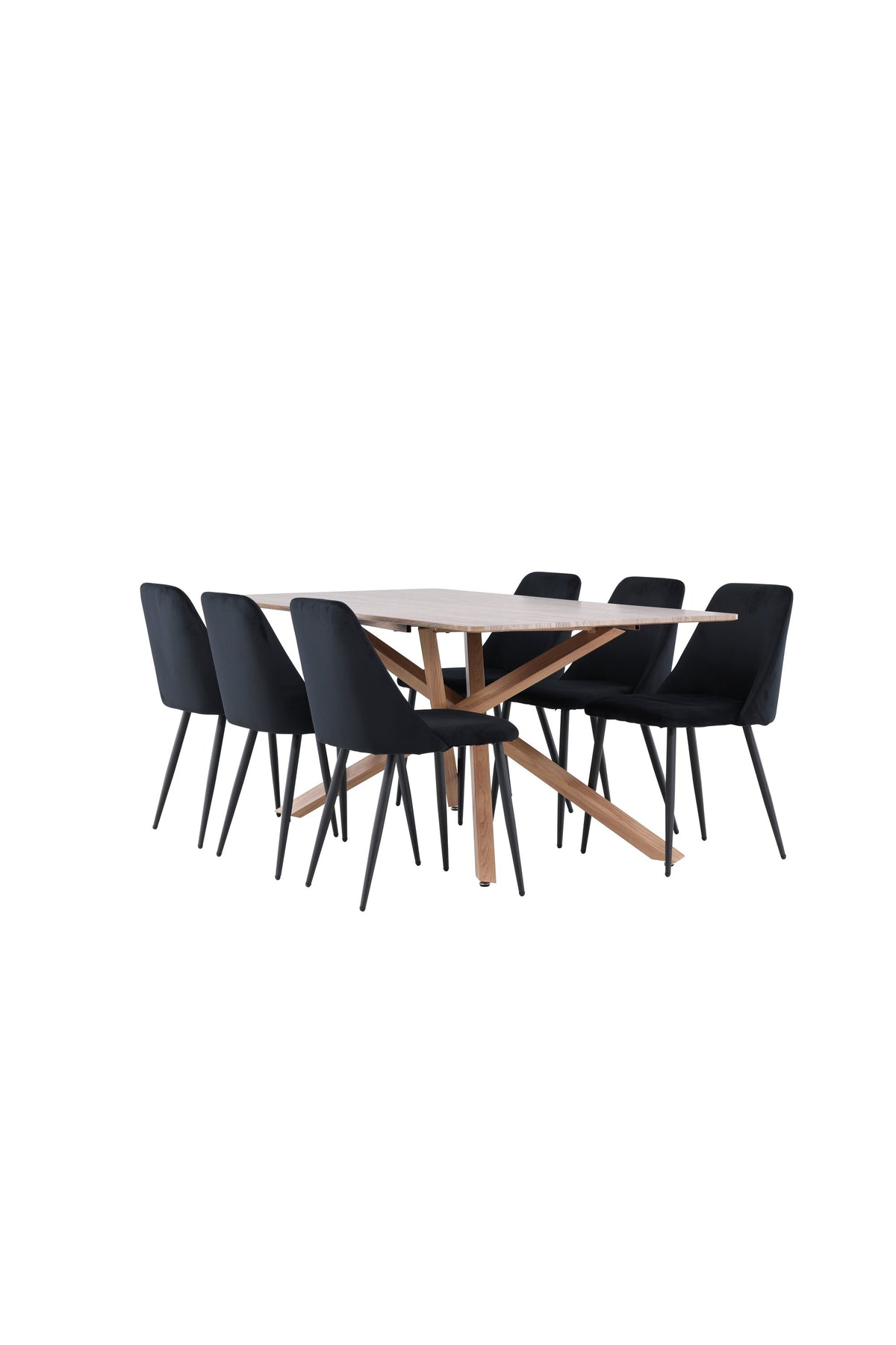 Piazza Esstisch mit Night Stühlen in präsentiert im Onlineshop von KAQTU Design AG. Esszimmerset ist von Venture Home