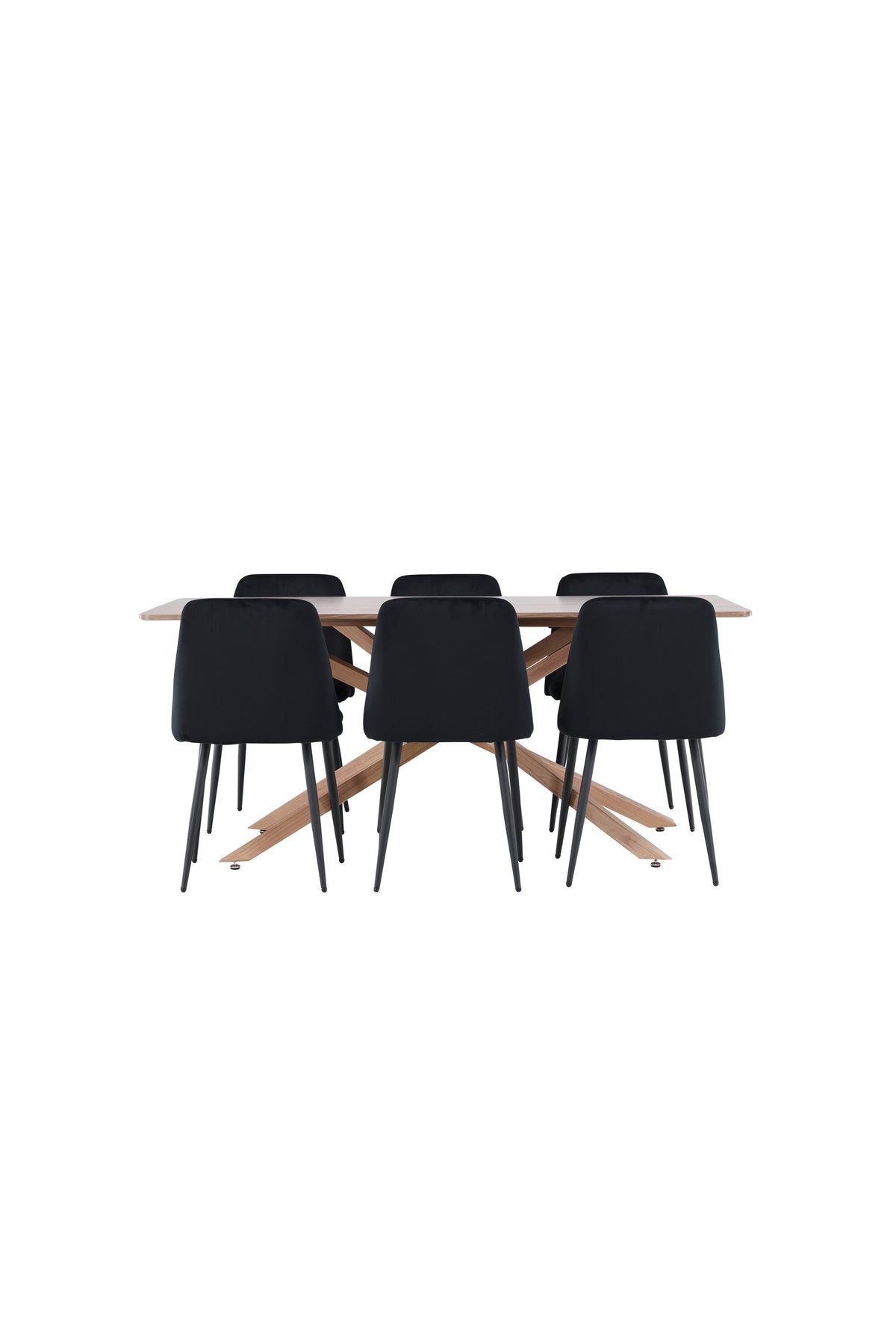 Piazza Esstisch mit Night Stühlen in präsentiert im Onlineshop von KAQTU Design AG. Esszimmerset ist von Venture Home