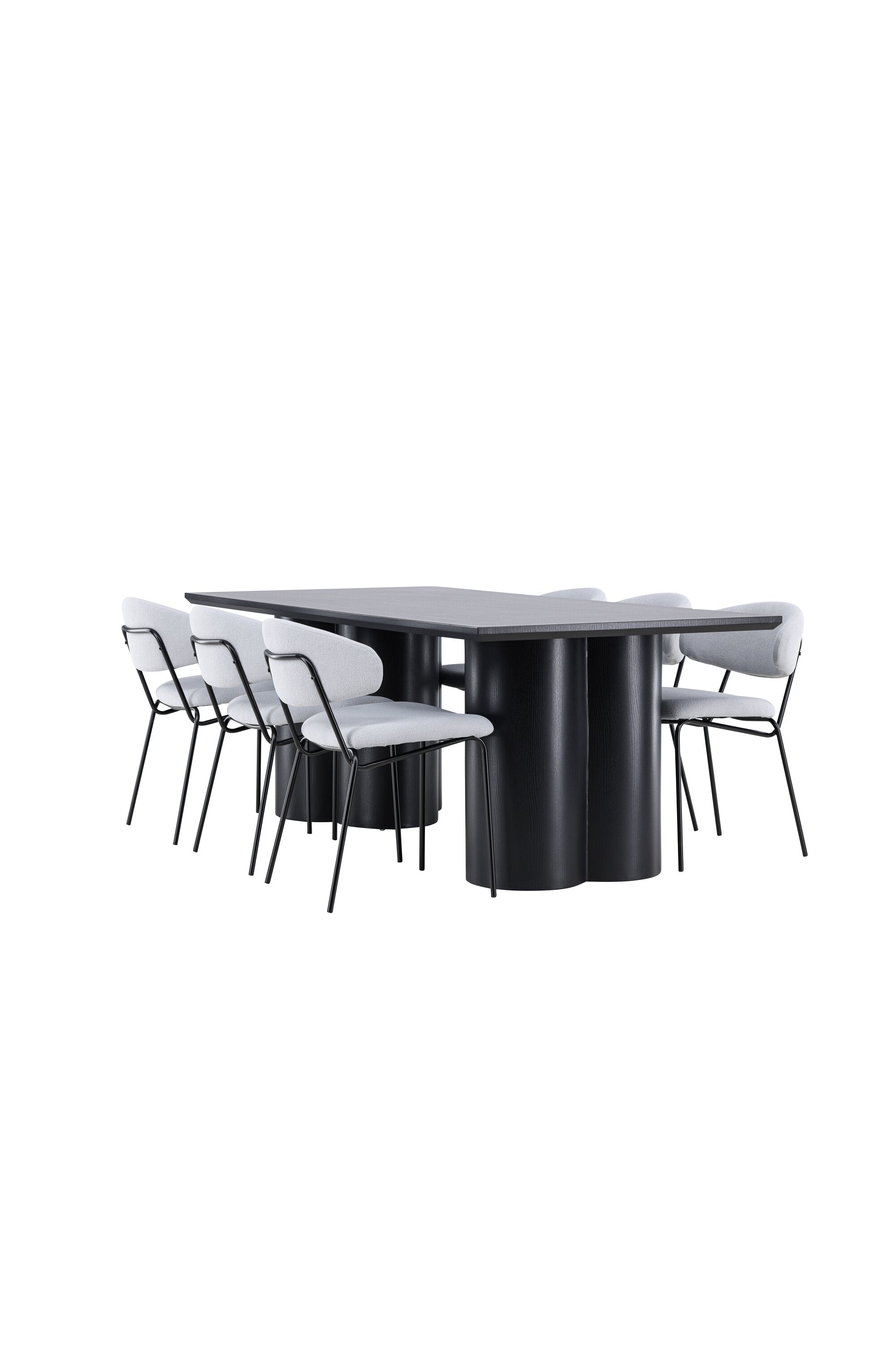 Esstisch Olivia mit Stühlen Chico in präsentiert im Onlineshop von KAQTU Design AG. Esszimmerset ist von Venture Home