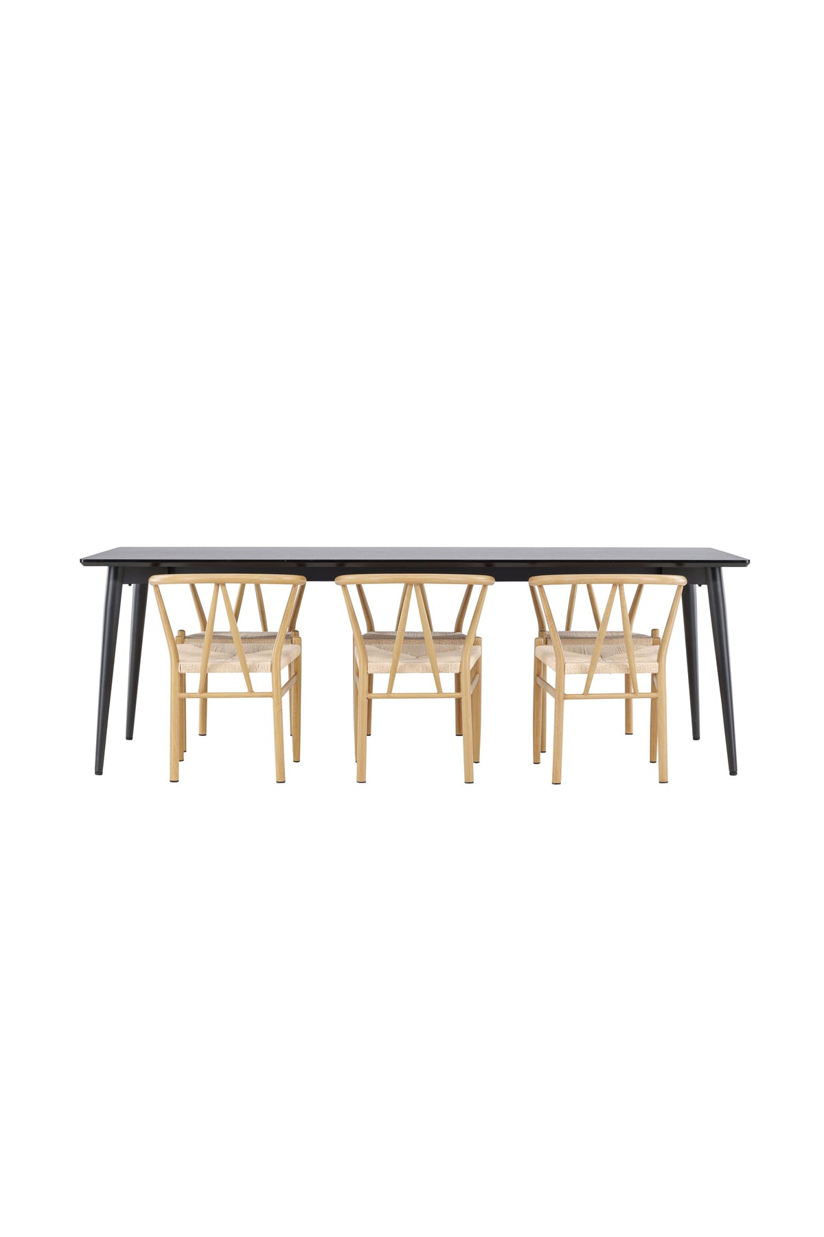 Ellis Esstisch mit Alfons Stühlen in präsentiert im Onlineshop von KAQTU Design AG. Esszimmerset ist von Venture Home