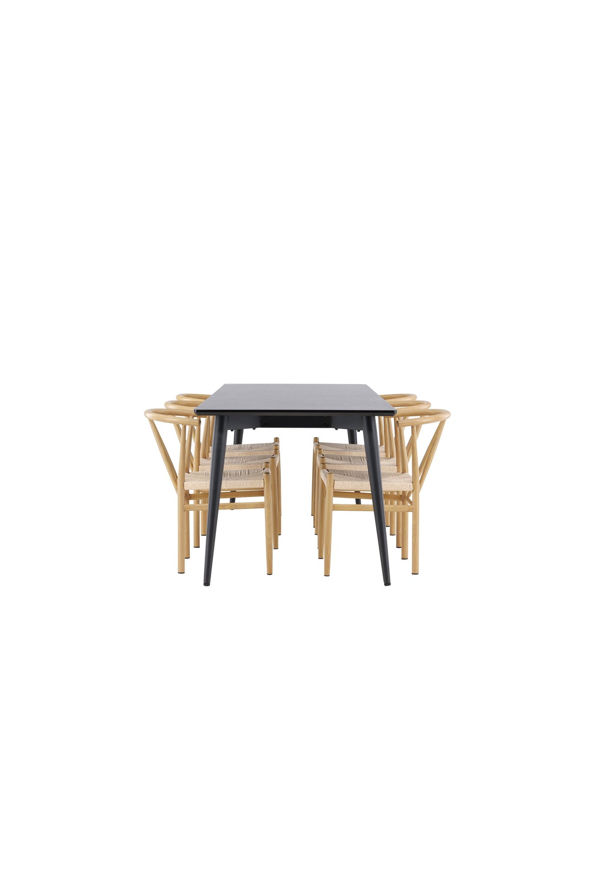 Ellis Esstisch mit Alfons Stühlen in präsentiert im Onlineshop von KAQTU Design AG. Esszimmerset ist von Venture Home