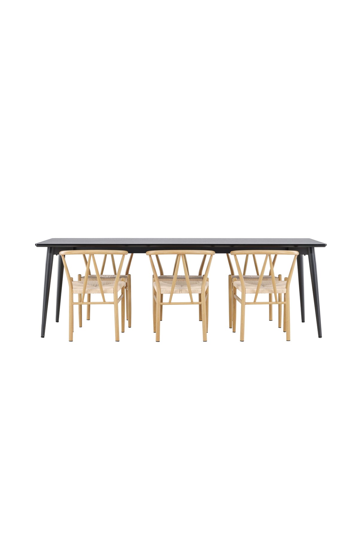 Ellis Esstisch mit Alfons Stühlen in präsentiert im Onlineshop von KAQTU Design AG. Esszimmerset ist von Venture Home