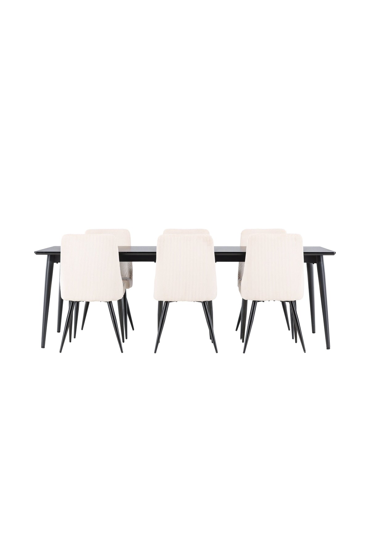 Ellis Esstisch mit Leone Stühlen in präsentiert im Onlineshop von KAQTU Design AG. Esszimmerset ist von Venture Home