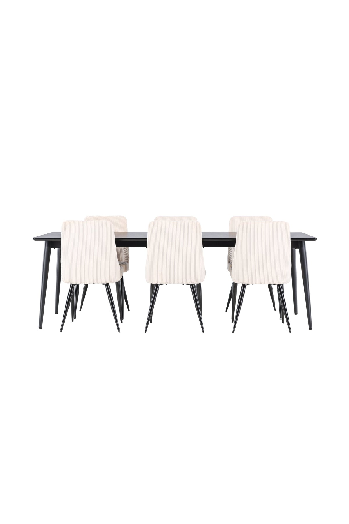 Ellis Esstisch mit Leone Stühlen in präsentiert im Onlineshop von KAQTU Design AG. Esszimmerset ist von Venture Home