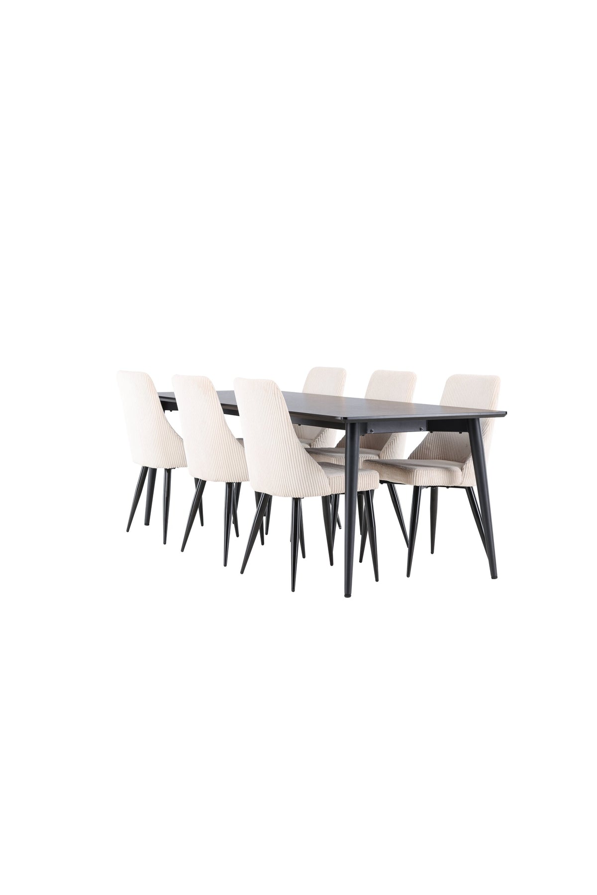Ellis Esstisch mit Leone Stühlen in präsentiert im Onlineshop von KAQTU Design AG. Esszimmerset ist von Venture Home