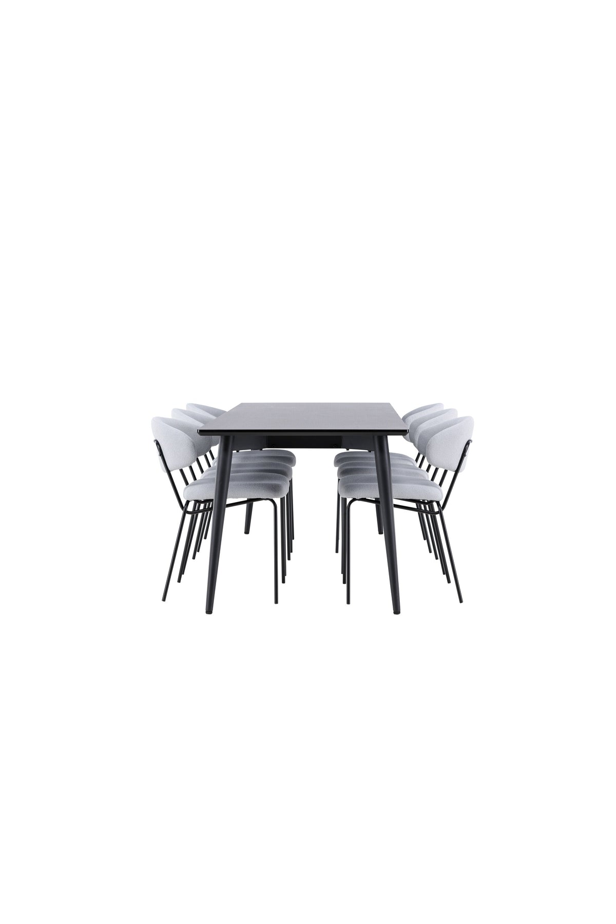 Ellis Esstisch mit Chico Stühlen in präsentiert im Onlineshop von KAQTU Design AG. Esszimmerset ist von Venture Home