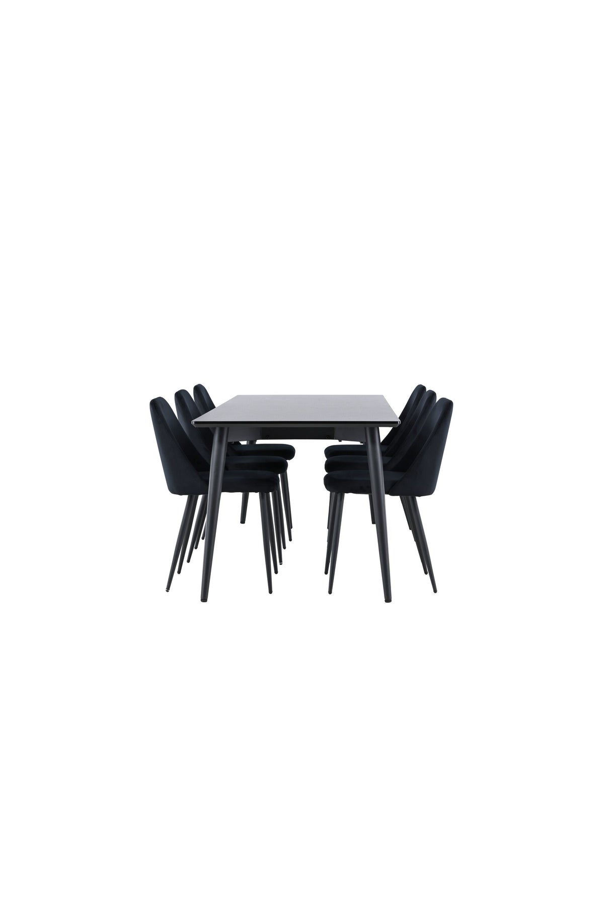 Esstisch Ellis mit Night Stühlen in präsentiert im Onlineshop von KAQTU Design AG. Esszimmerset ist von Venture Home