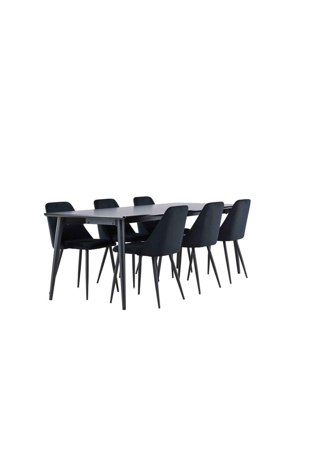 Esstisch Ellis mit Night Stühlen in präsentiert im Onlineshop von KAQTU Design AG. Esszimmerset ist von Venture Home