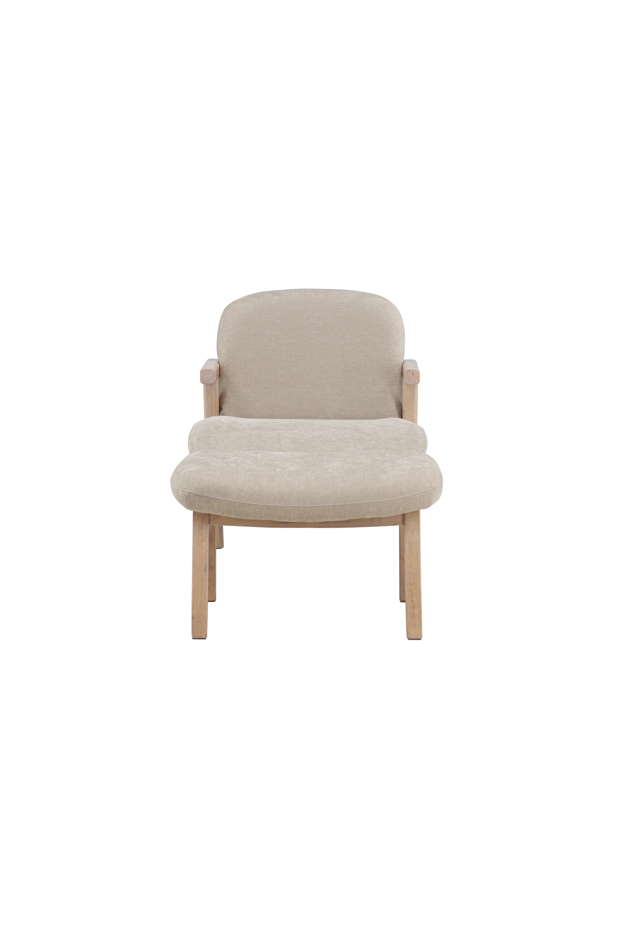Rile Sessel + Ottoman in Weisswasch präsentiert im Onlineshop von KAQTU Design AG. Sessel ist von Venture Home
