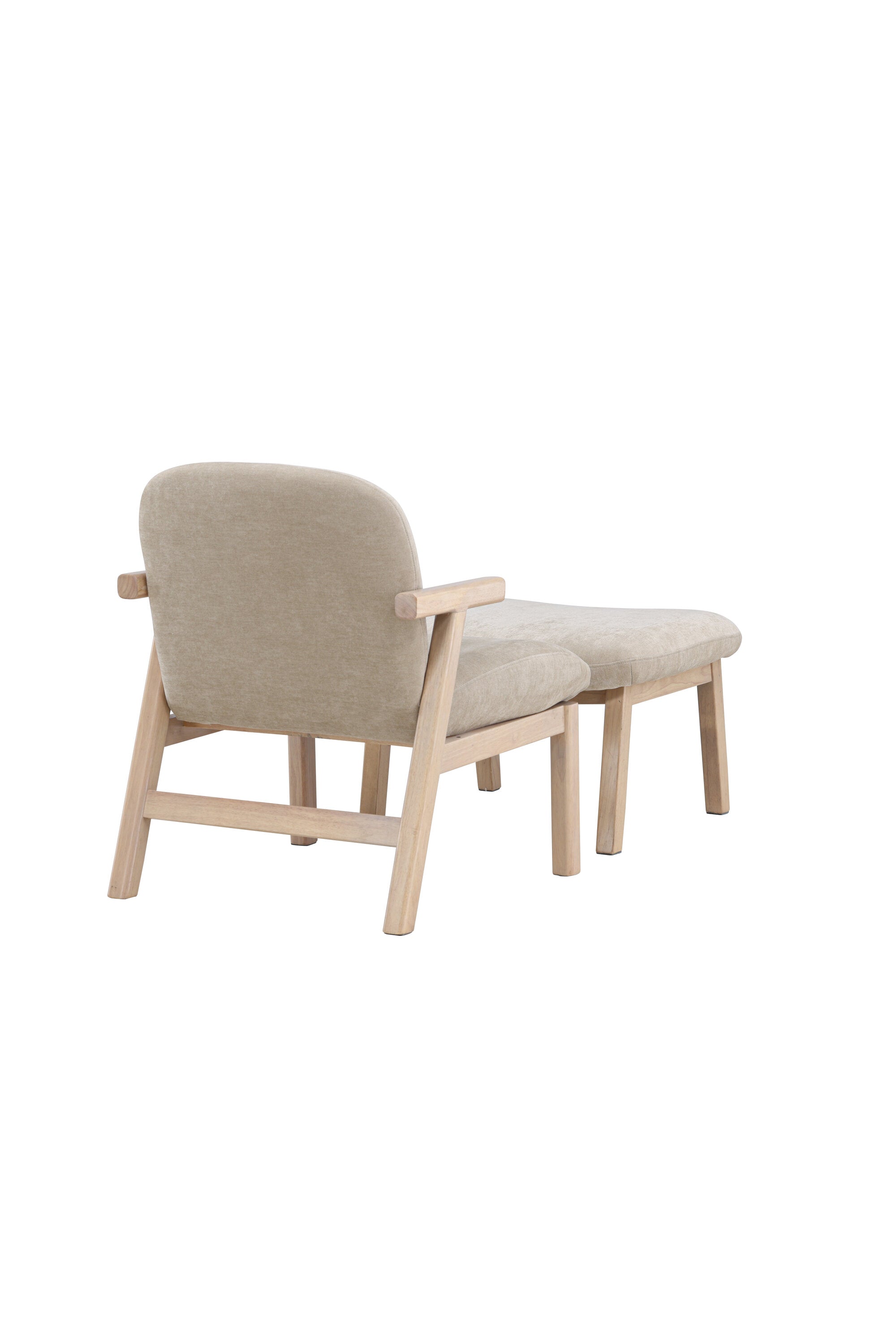 Rile Sessel + Ottoman in Weisswasch präsentiert im Onlineshop von KAQTU Design AG. Sessel ist von Venture Home