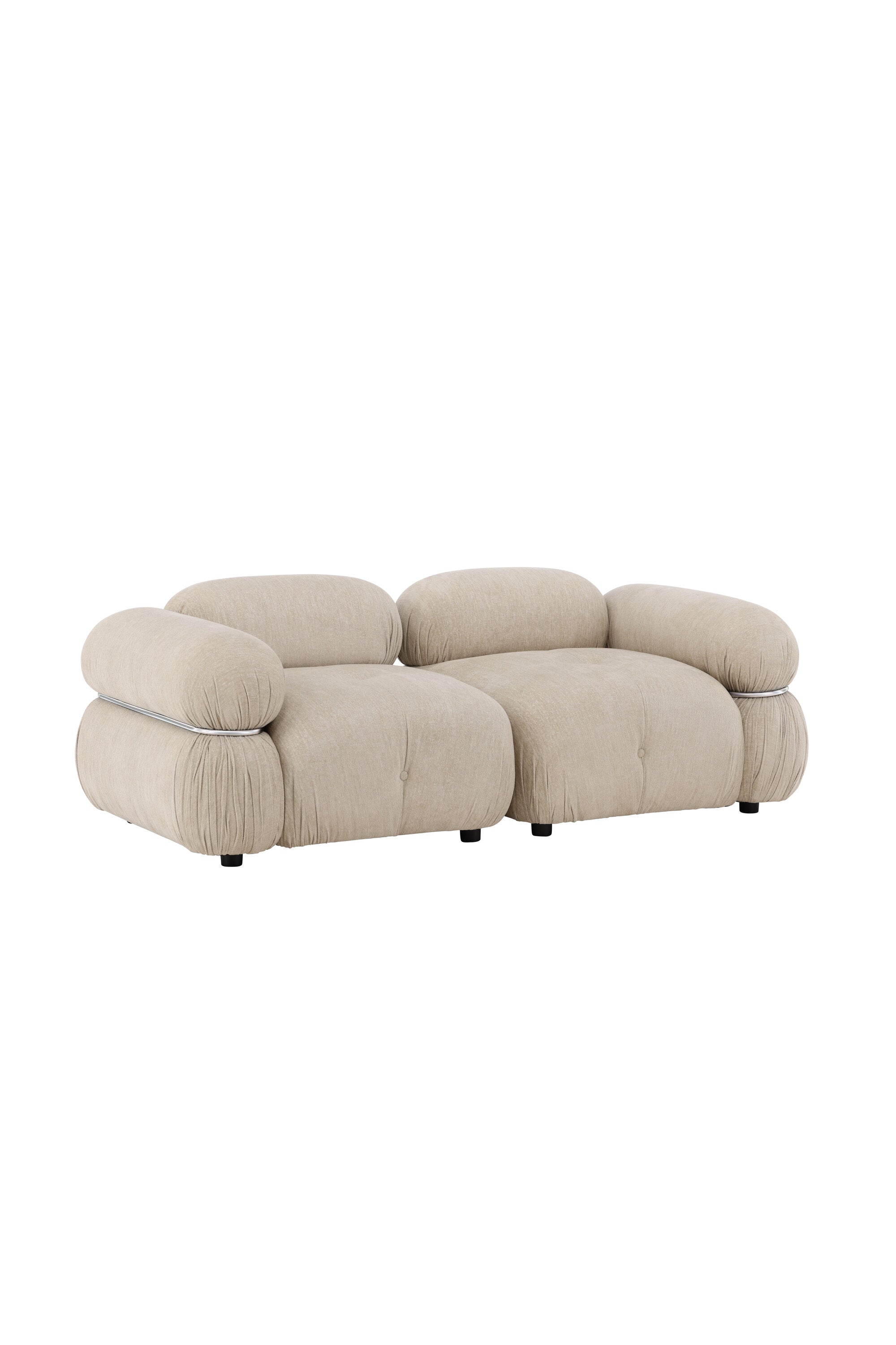 Mika 2er Sofa in Beige präsentiert im Onlineshop von KAQTU Design AG. 2er Sofa ist von Venture Home
