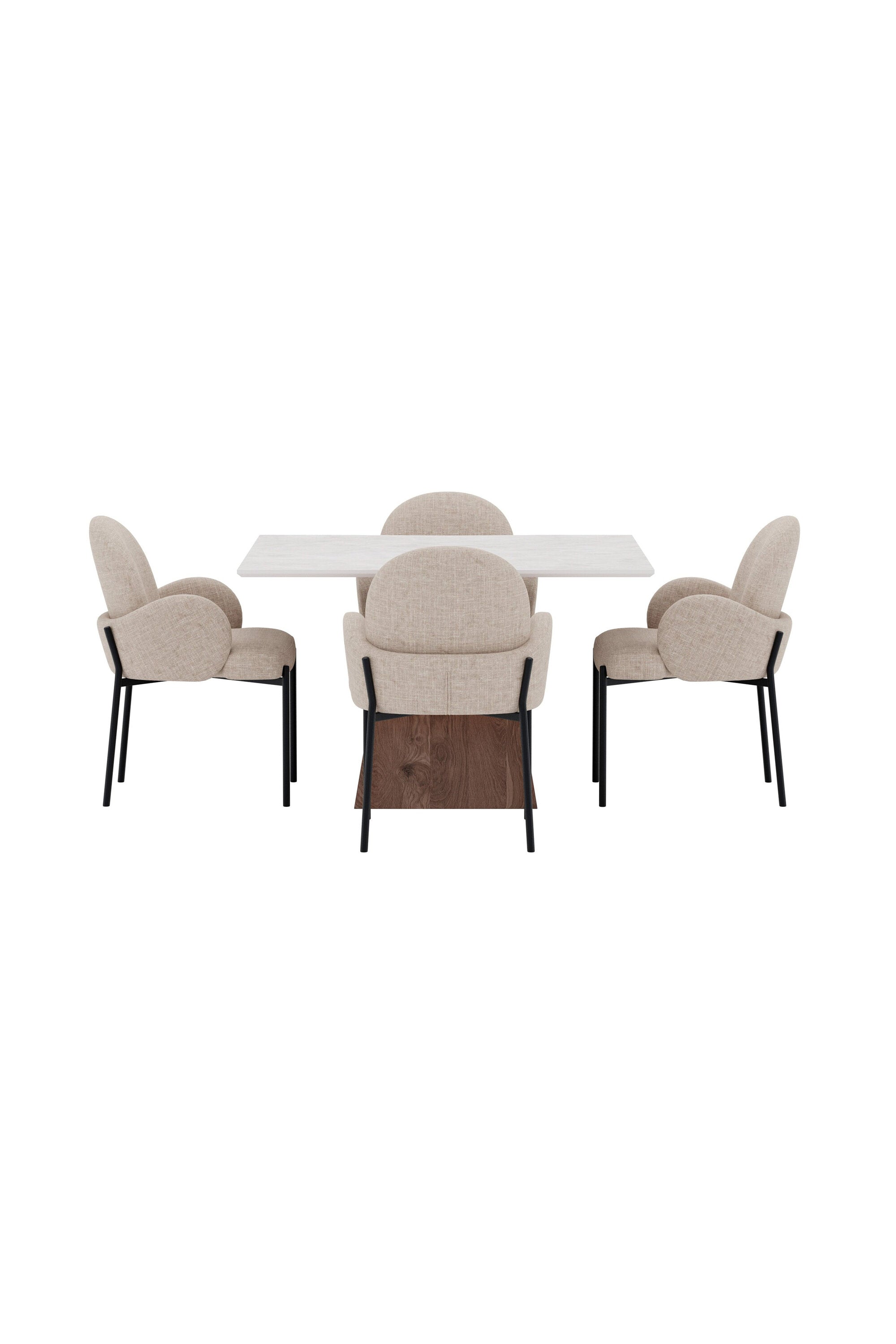 Cael Ess-Set mit Stühlen Blom in präsentiert im Onlineshop von KAQTU Design AG. Esszimmerset ist von Venture Home