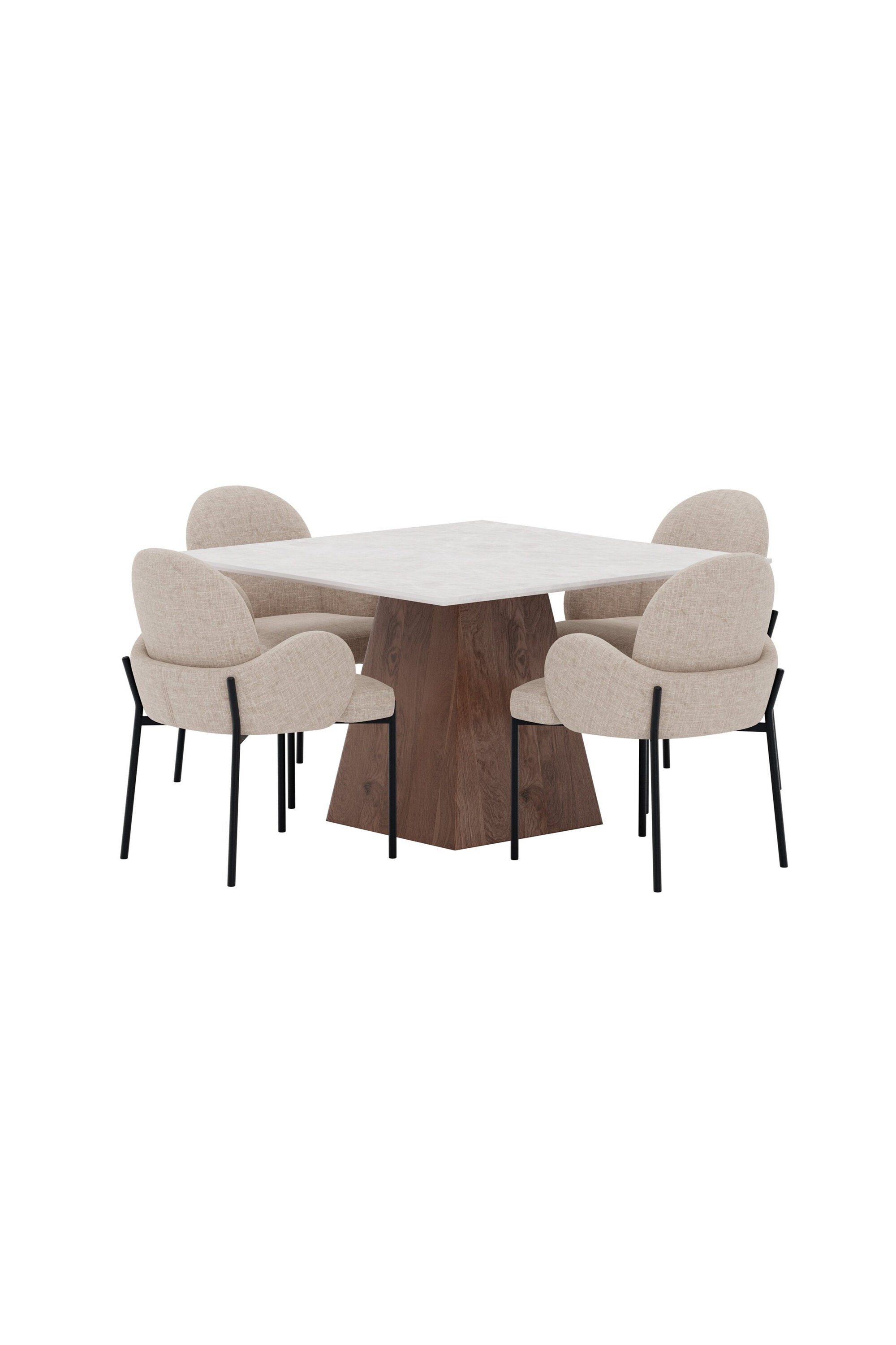 Cael Ess-Set mit Stühlen Blom in präsentiert im Onlineshop von KAQTU Design AG. Esszimmerset ist von Venture Home