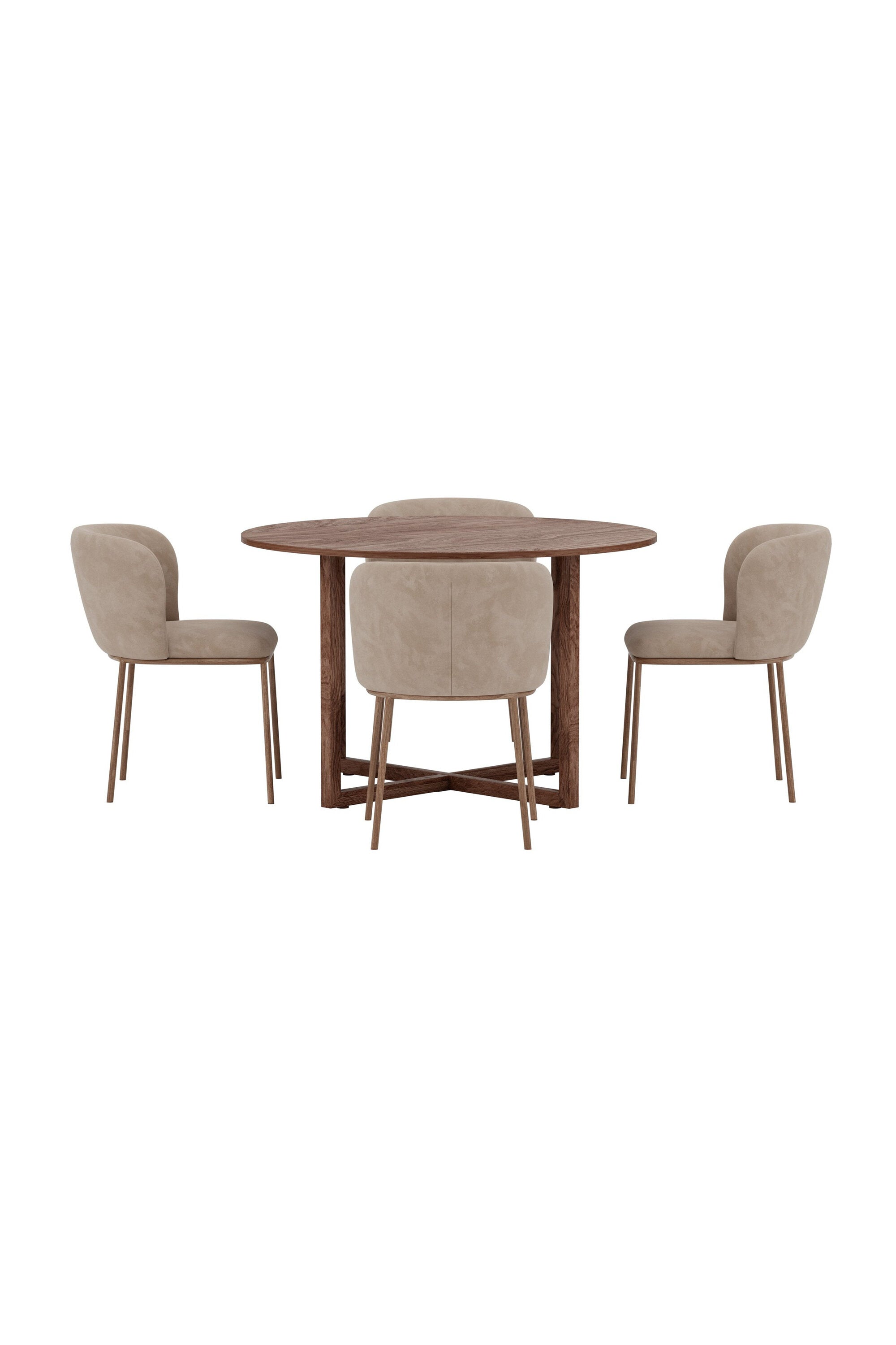 Durango Essgruppe mit Stühlen Edina in präsentiert im Onlineshop von KAQTU Design AG. Bartischset ist von Venture Home