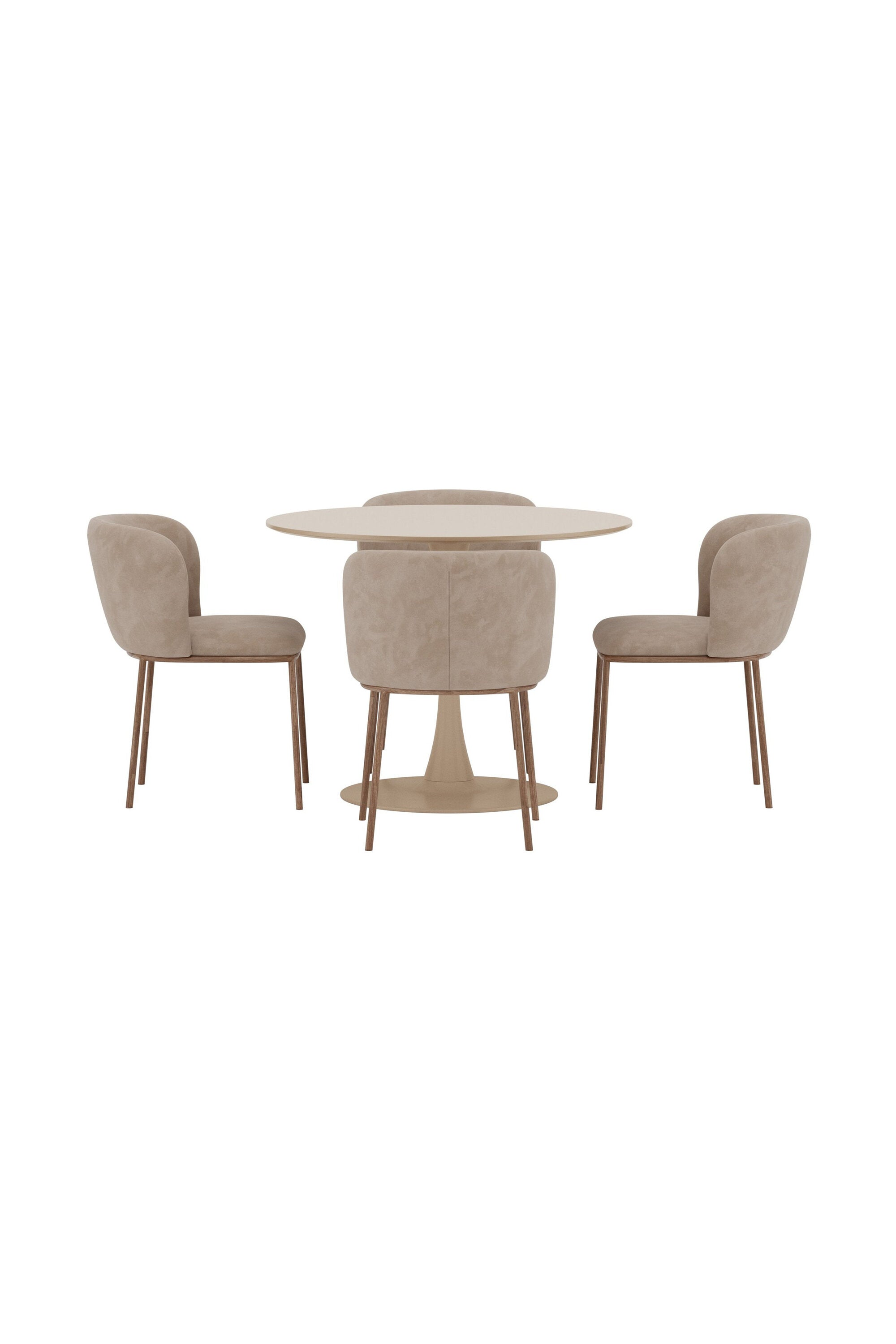Essgruppe Glade mit Stühlen Edina in präsentiert im Onlineshop von KAQTU Design AG. Bartischset ist von Venture Home