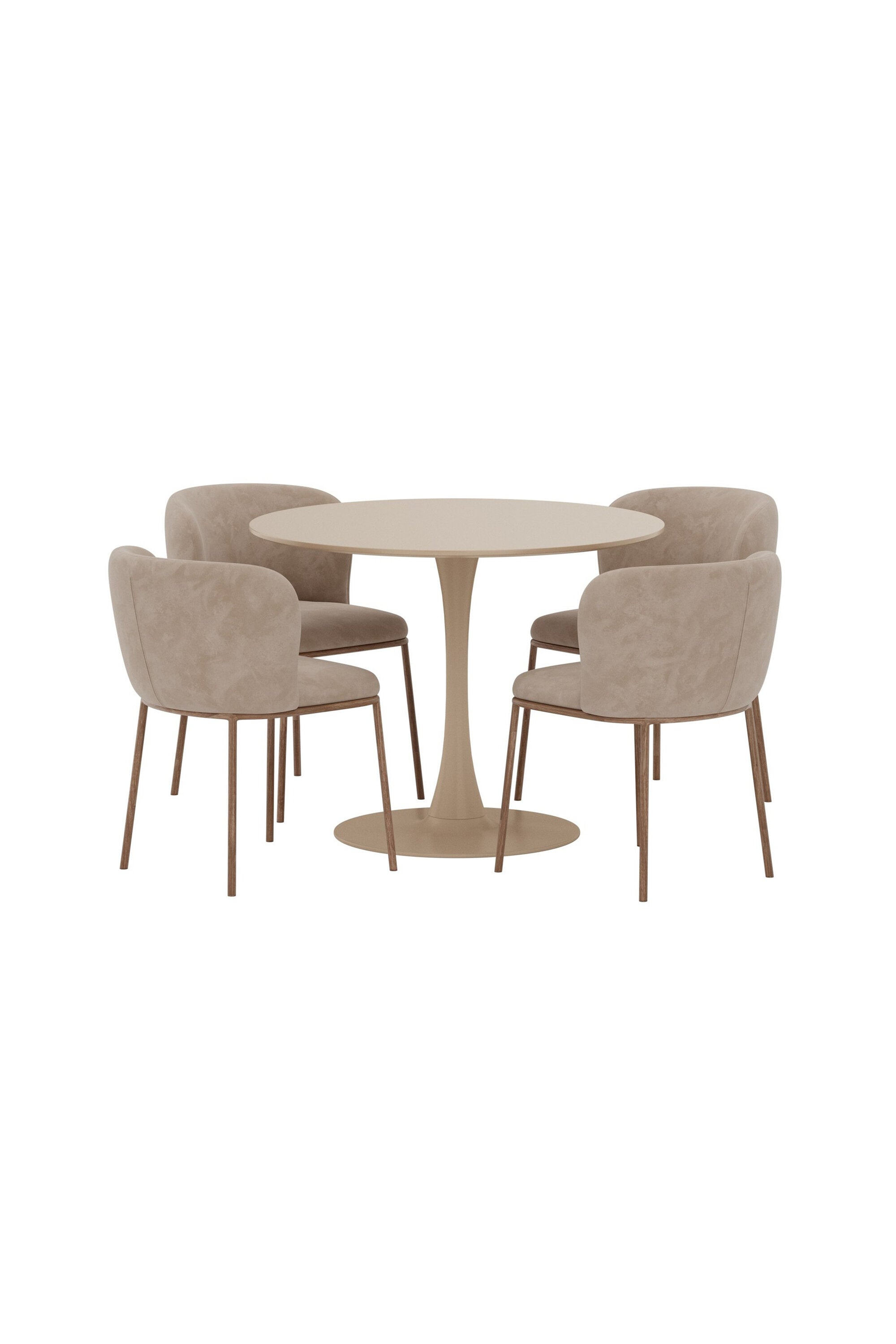 Essgruppe Glade mit Stühlen Edina in präsentiert im Onlineshop von KAQTU Design AG. Bartischset ist von Venture Home